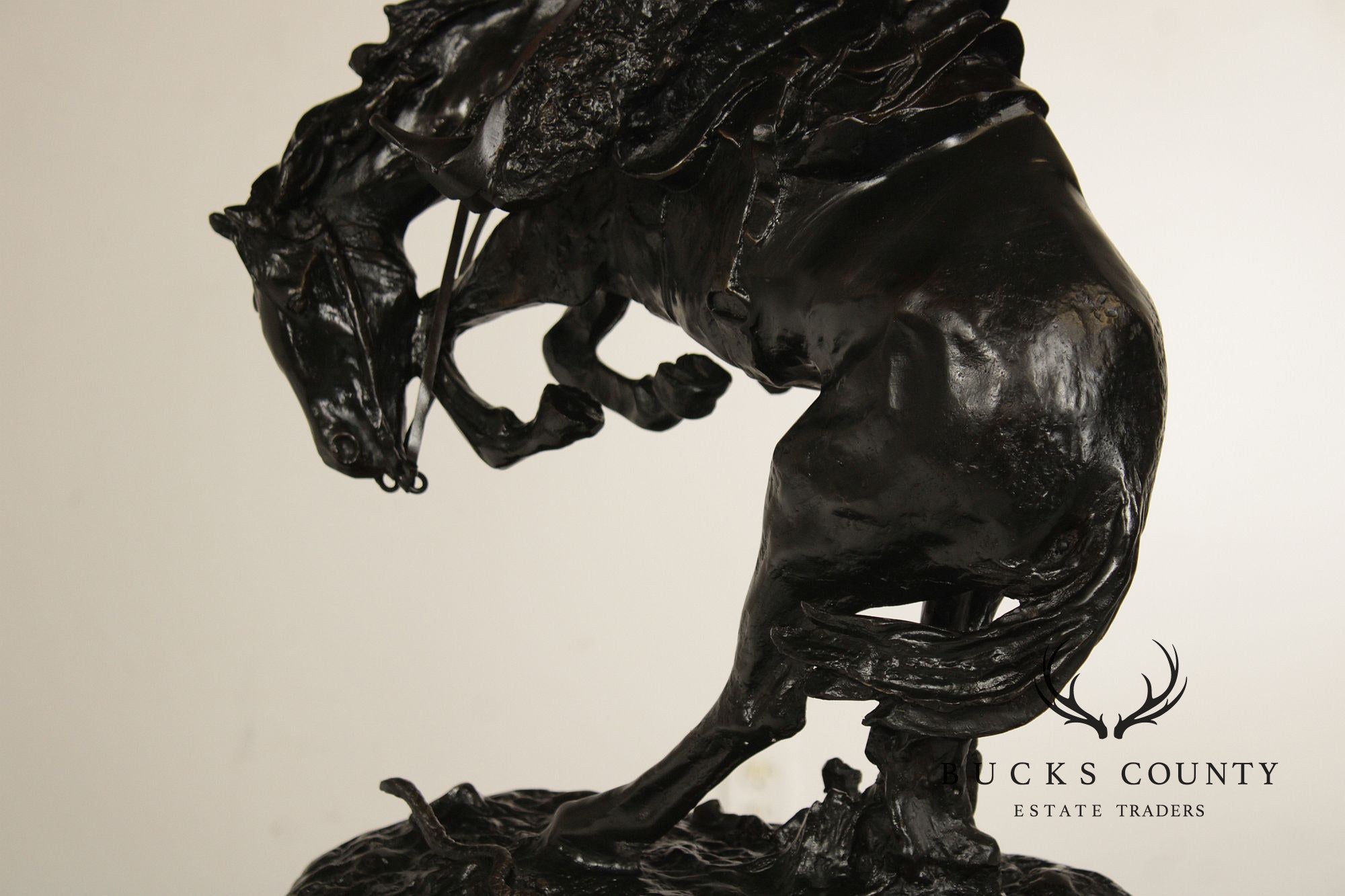 Frederic Remington Bronze Statue, 'Rattlesnake'