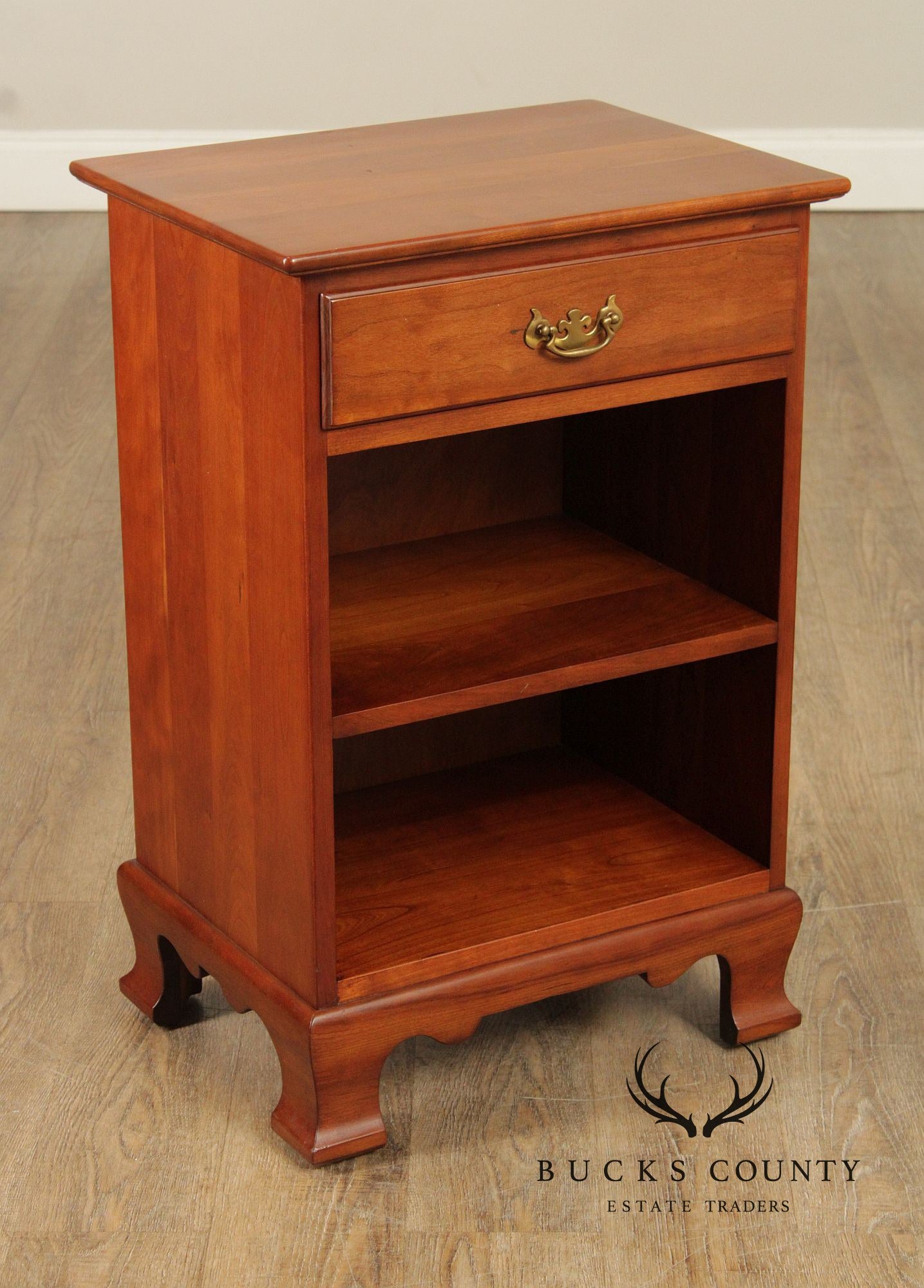 Stickley Cherry Valley Chippendale Style Nightstand