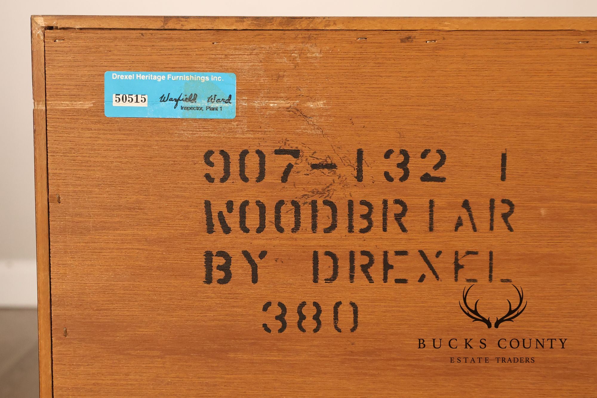 Drexel 'Woodbriar' Campaign Style Chest of Drawers