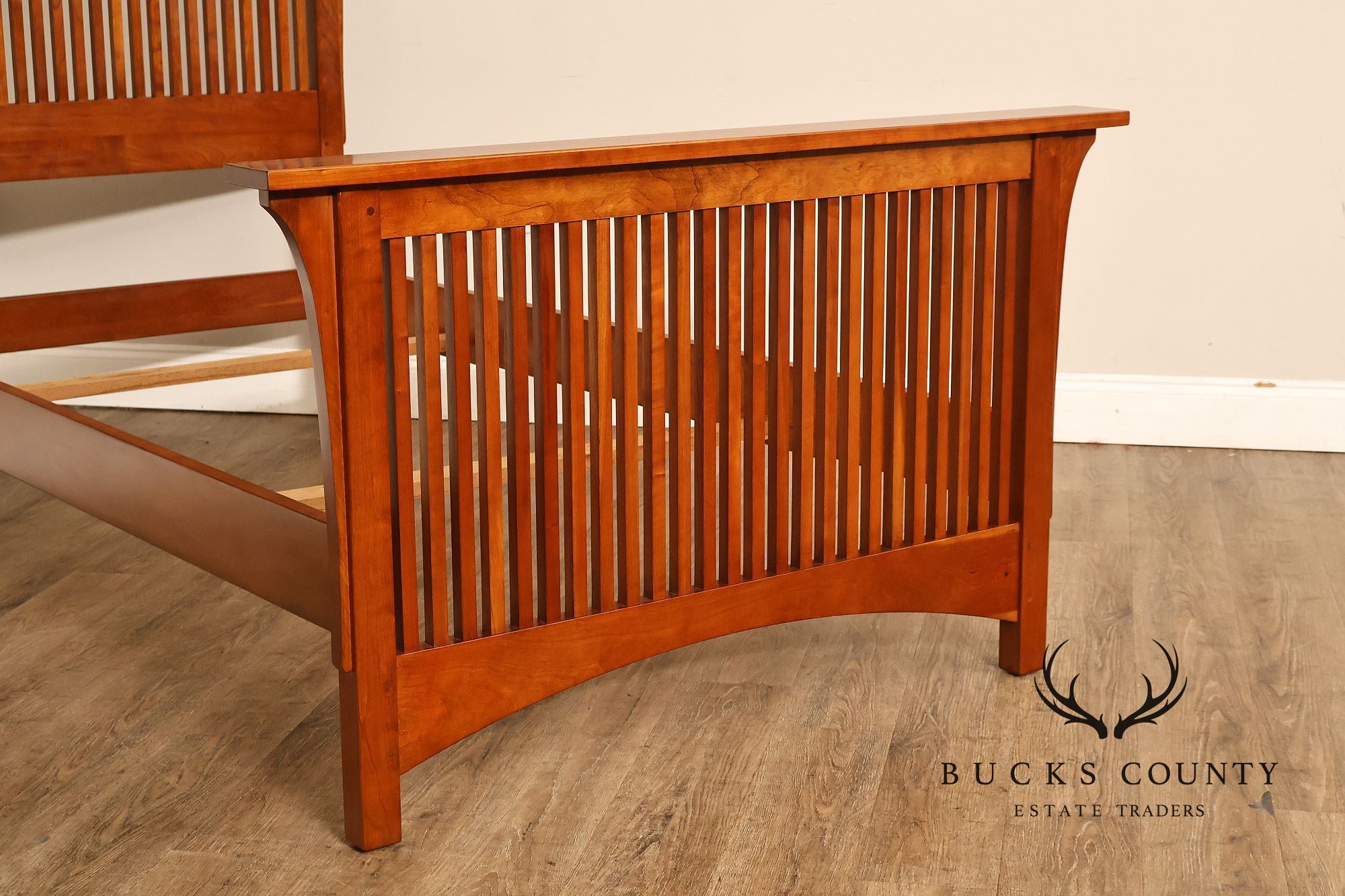 Stickley Mission Collection Cherry Spindle Twin Size Bed