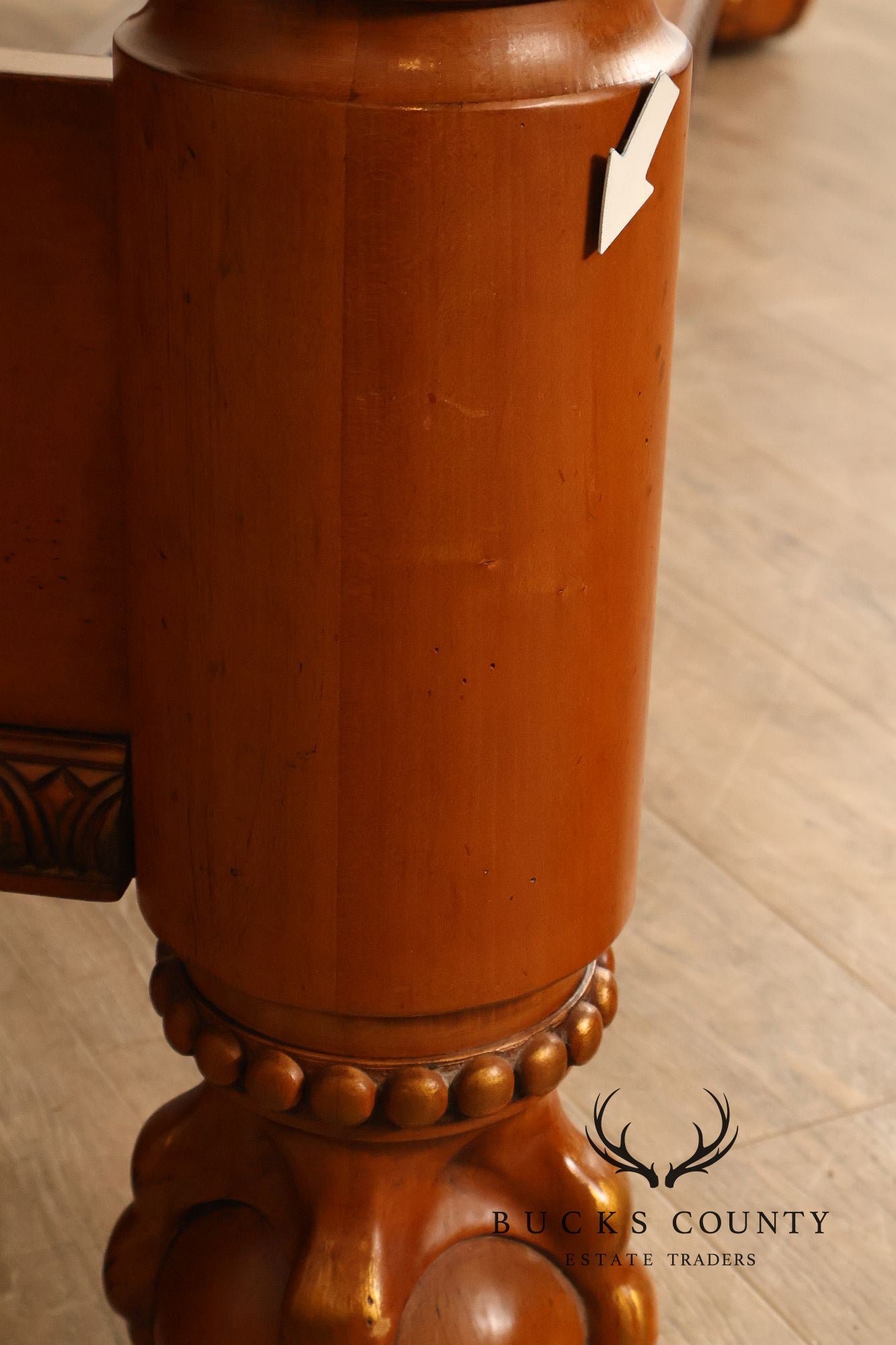 Century Furniture Continental Style King Size Sleigh Bed