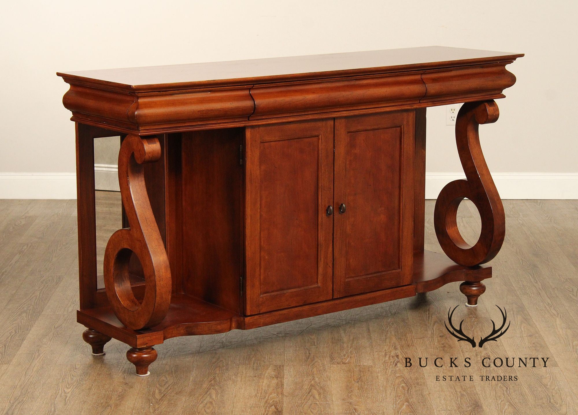 Empire Style Cherry Sideboard Cabinet