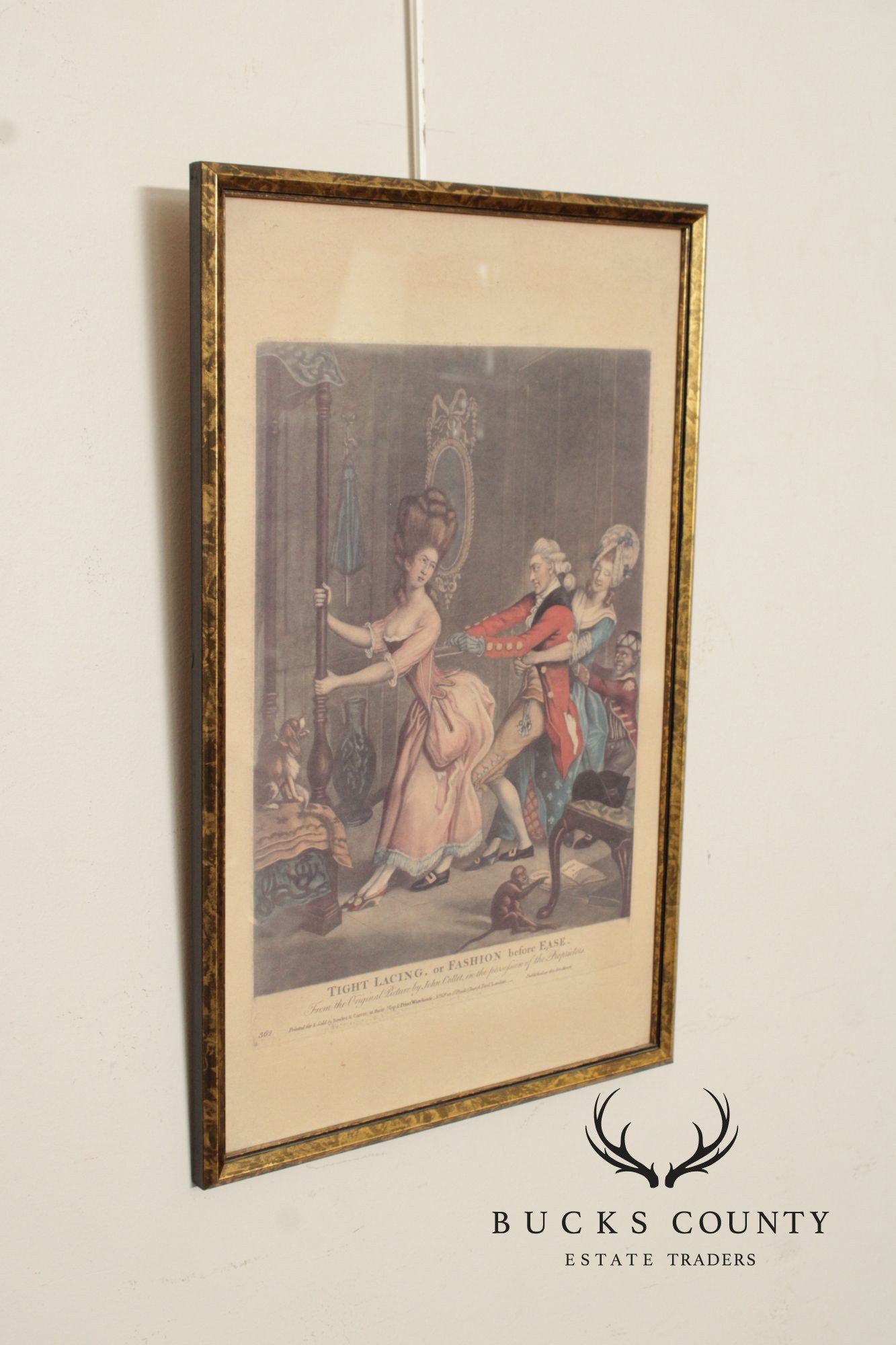 John Collet Framed Print, 'Tight Lacing, or Fashion Before Ease'