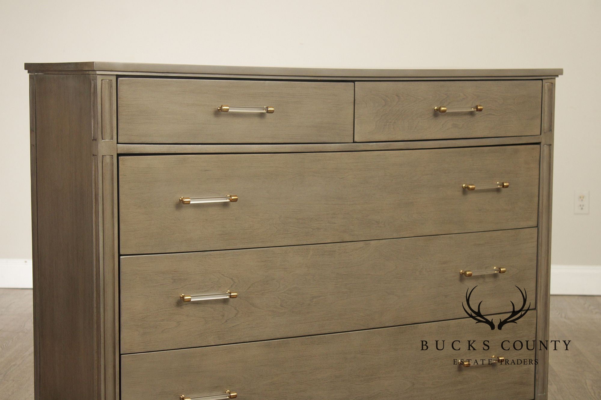 Stanley Furniture Mulholland Collection Gray Media Chest