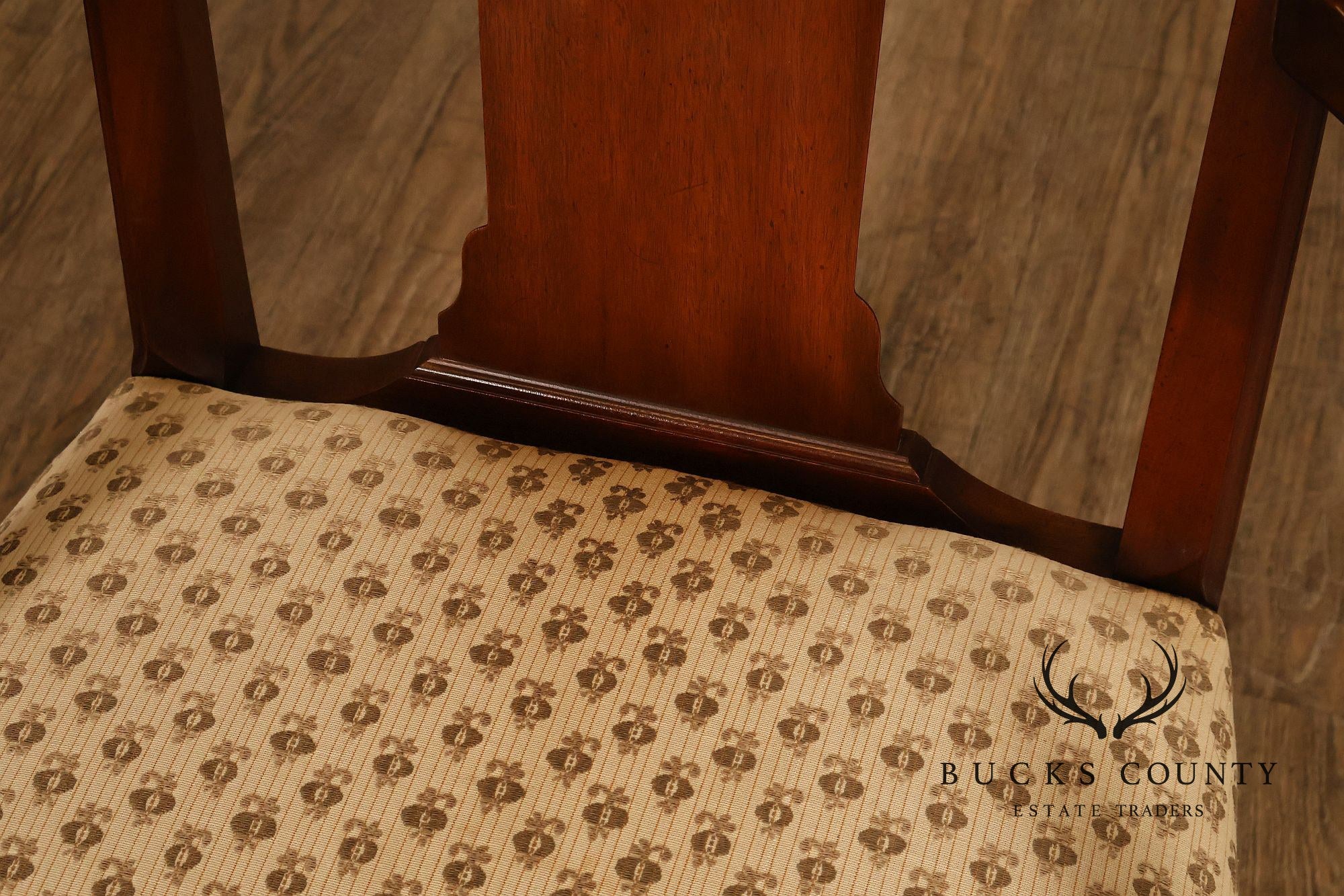 Kittinger Colonial Williamsburg Adaptation Set Of Eight Mahogany Dining Chairs