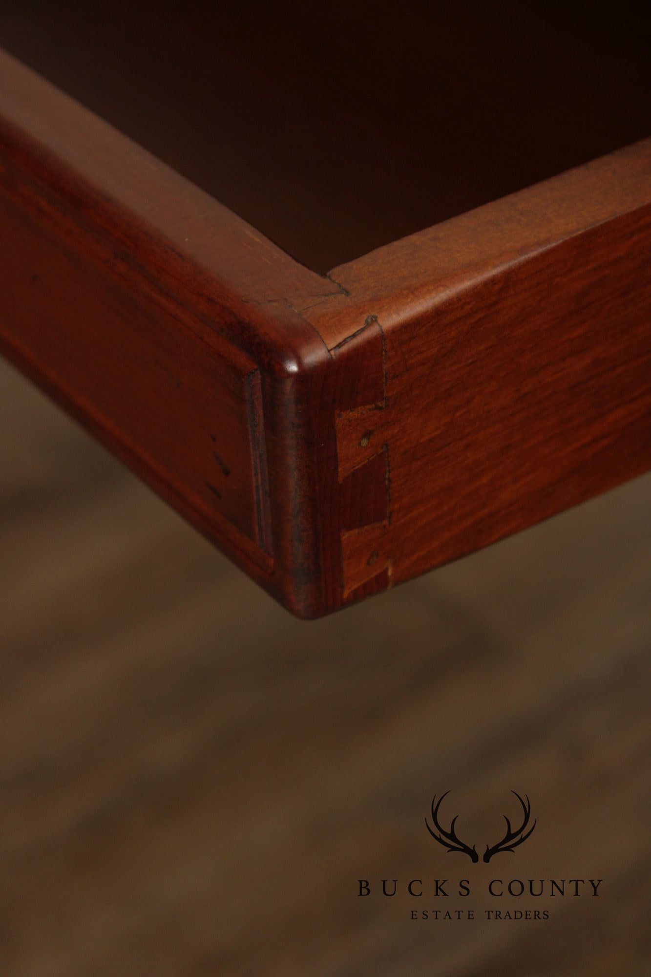 Rustic Farmhouse Style Solid Wood Dining Table With Black Painted Top