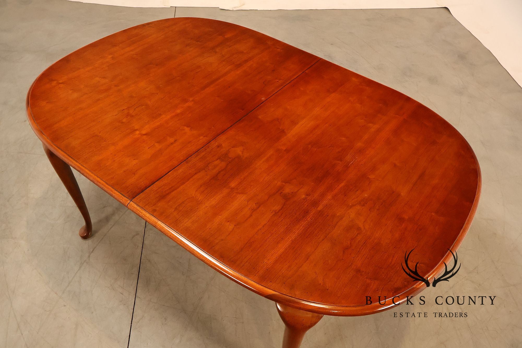 American Drew Traditional Cherry Dining Table With Two Leaves