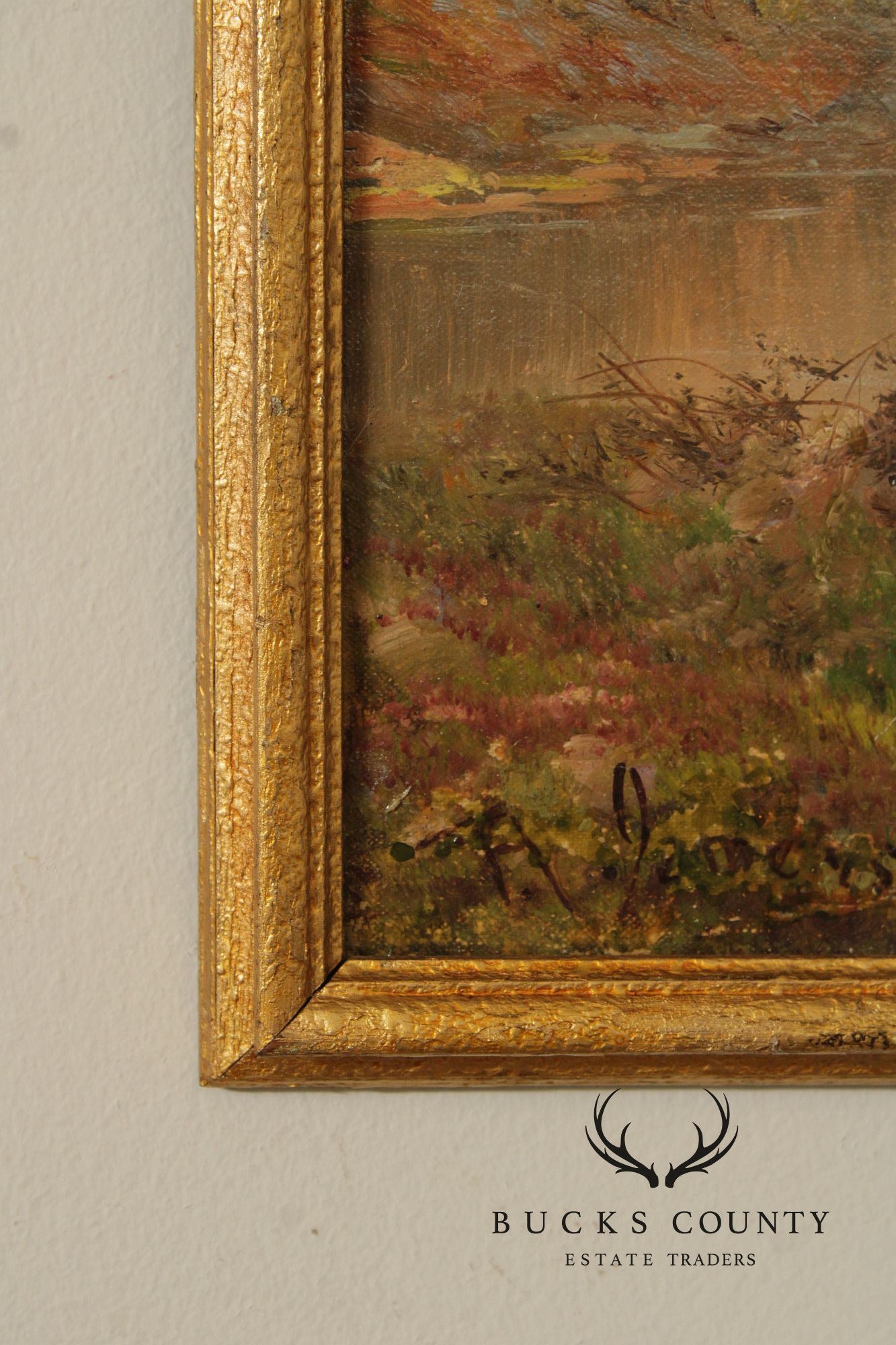 Francis E. Jamieson Oil Painting, Scottish Highlands