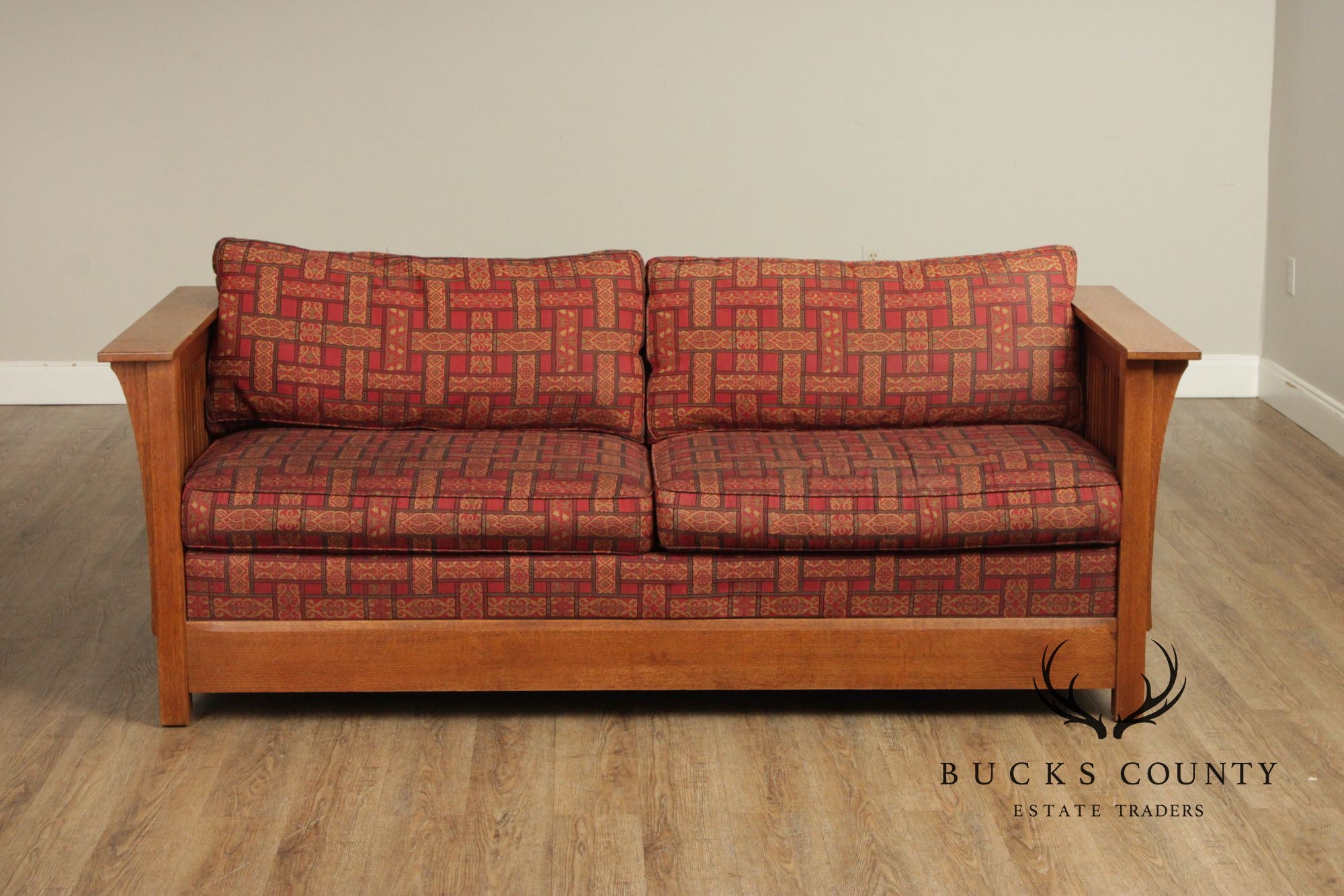 Stickley Mission Collection 'Fayetteville' Oak Frame Sleeper Sofa