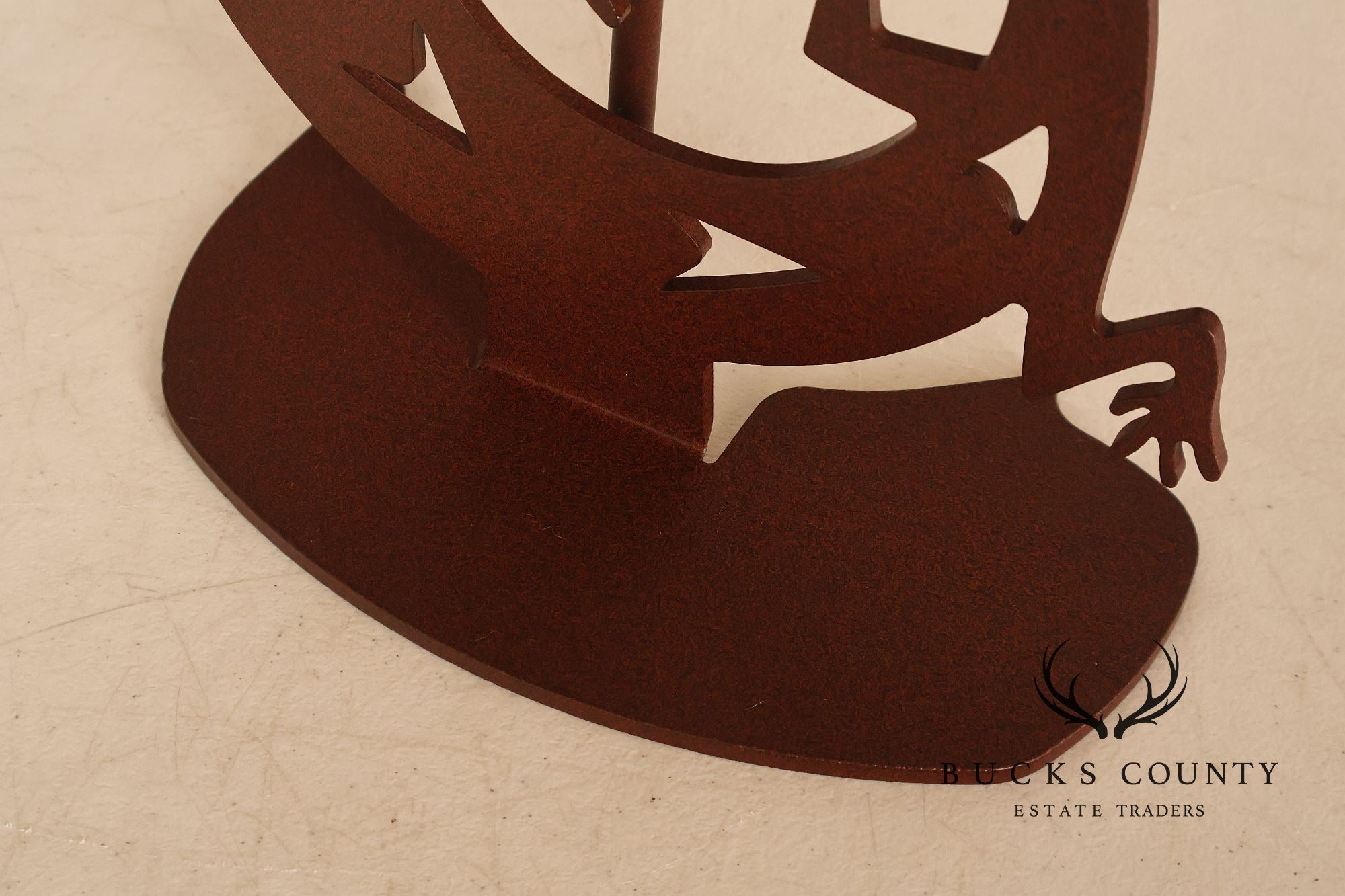 Southwestern Style Steel Gecko Table Lamp