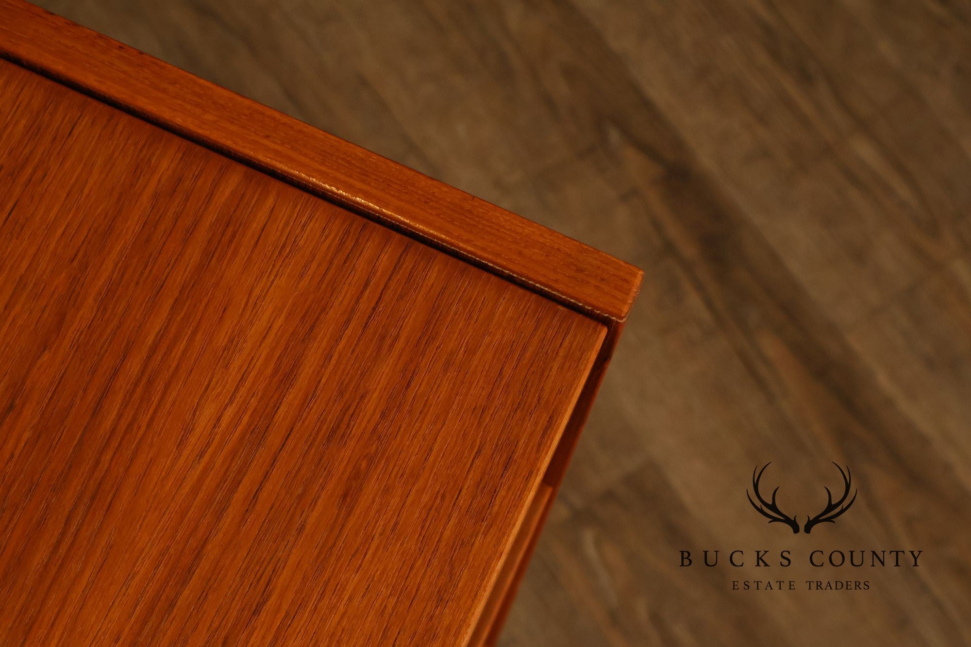 Danish Modern Teak Media Console Cabinet