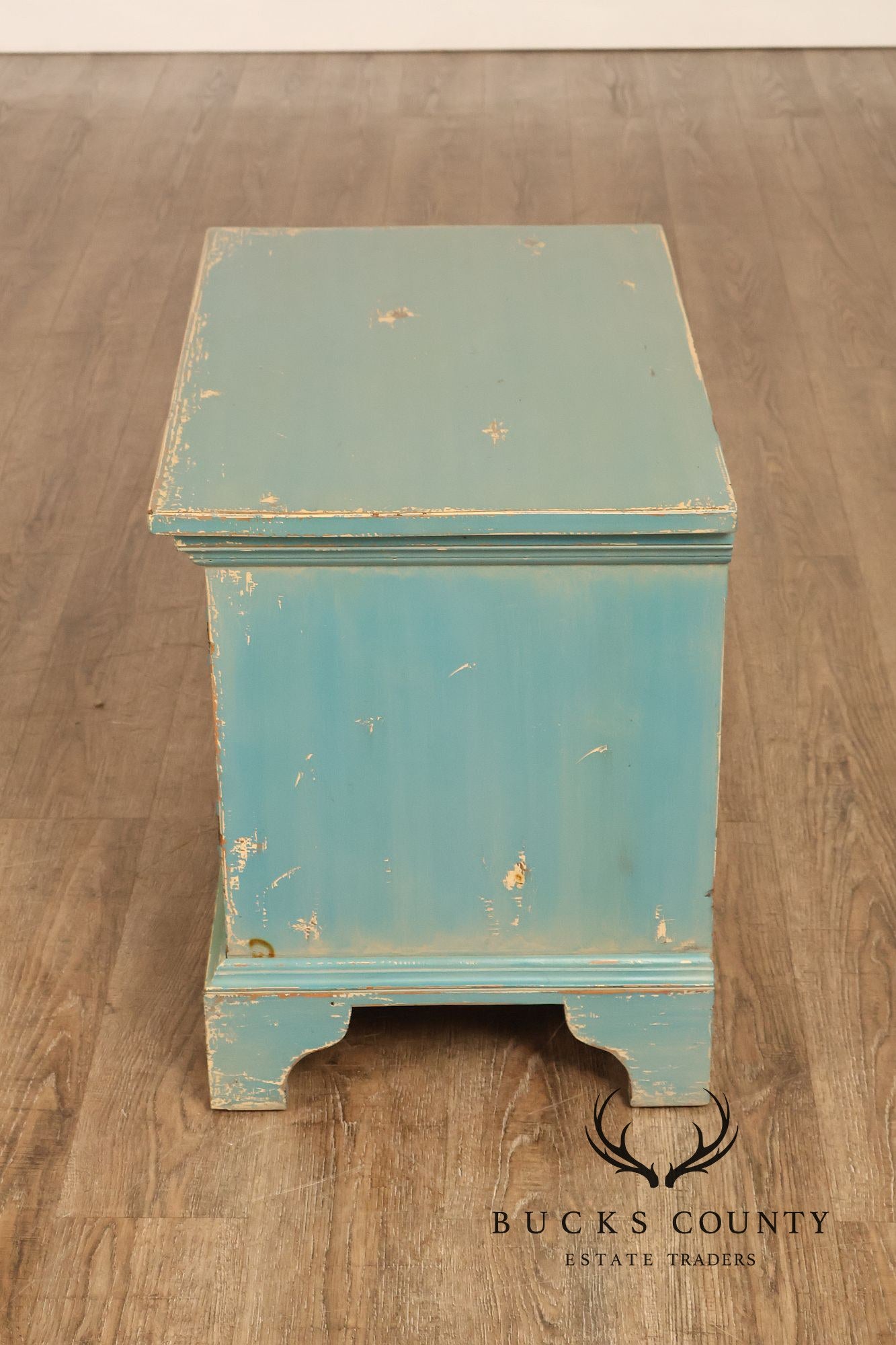 William Draper Distress Painted Side Cabinet