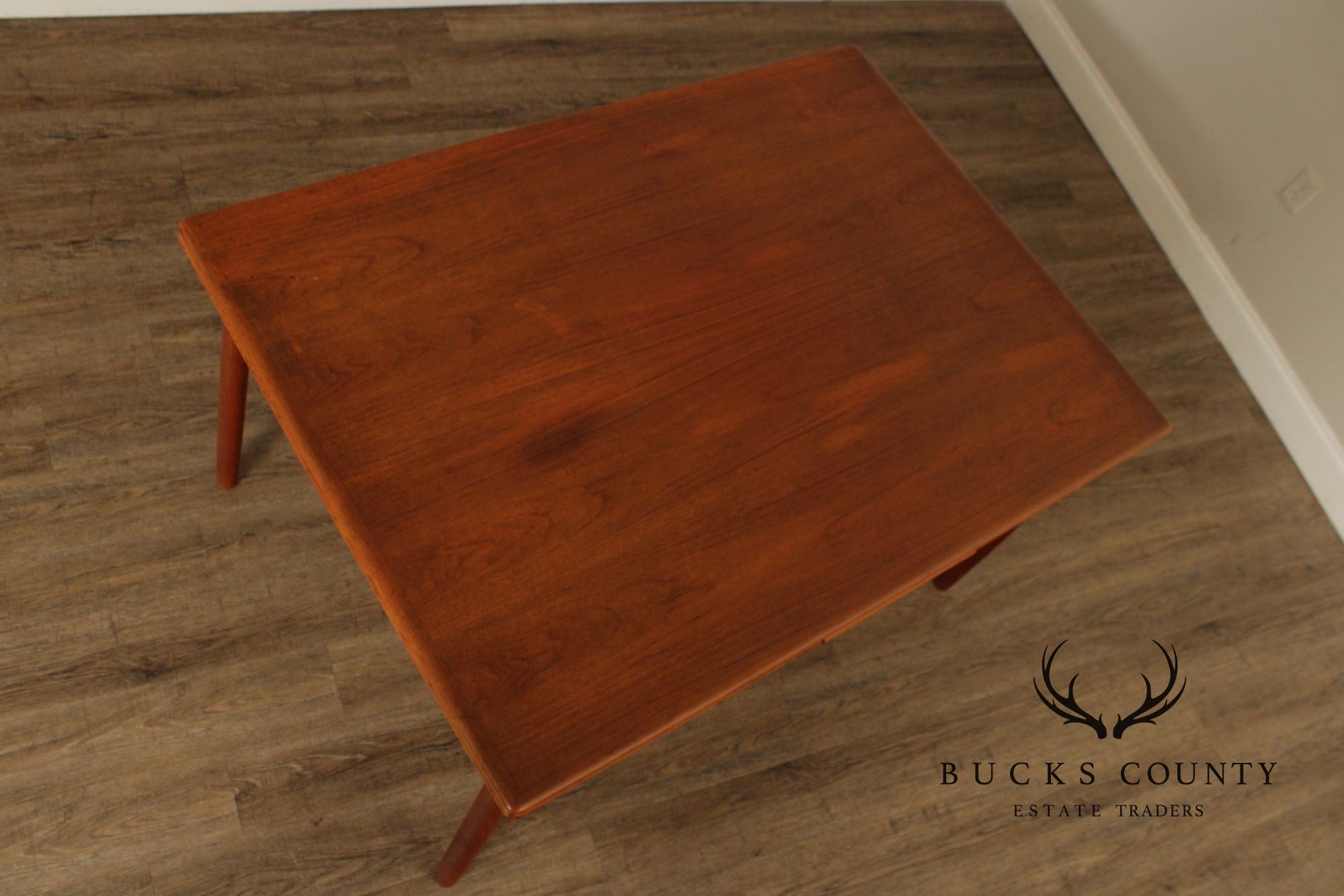 Danish Modern Teak Expandable Dining Table