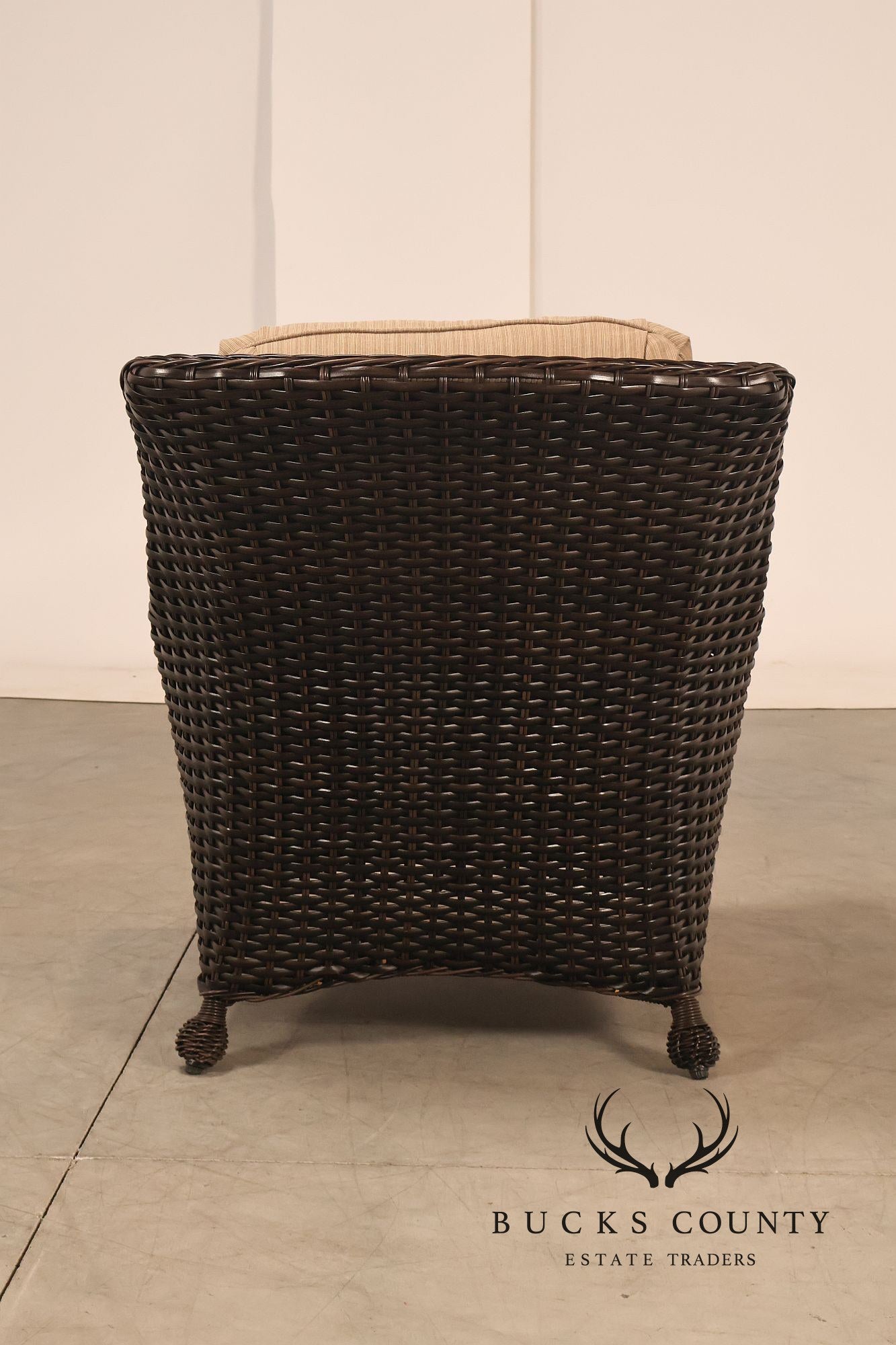 Northcape Pair of 'Richmond' Outdoor Wicker Patio Armchairs
