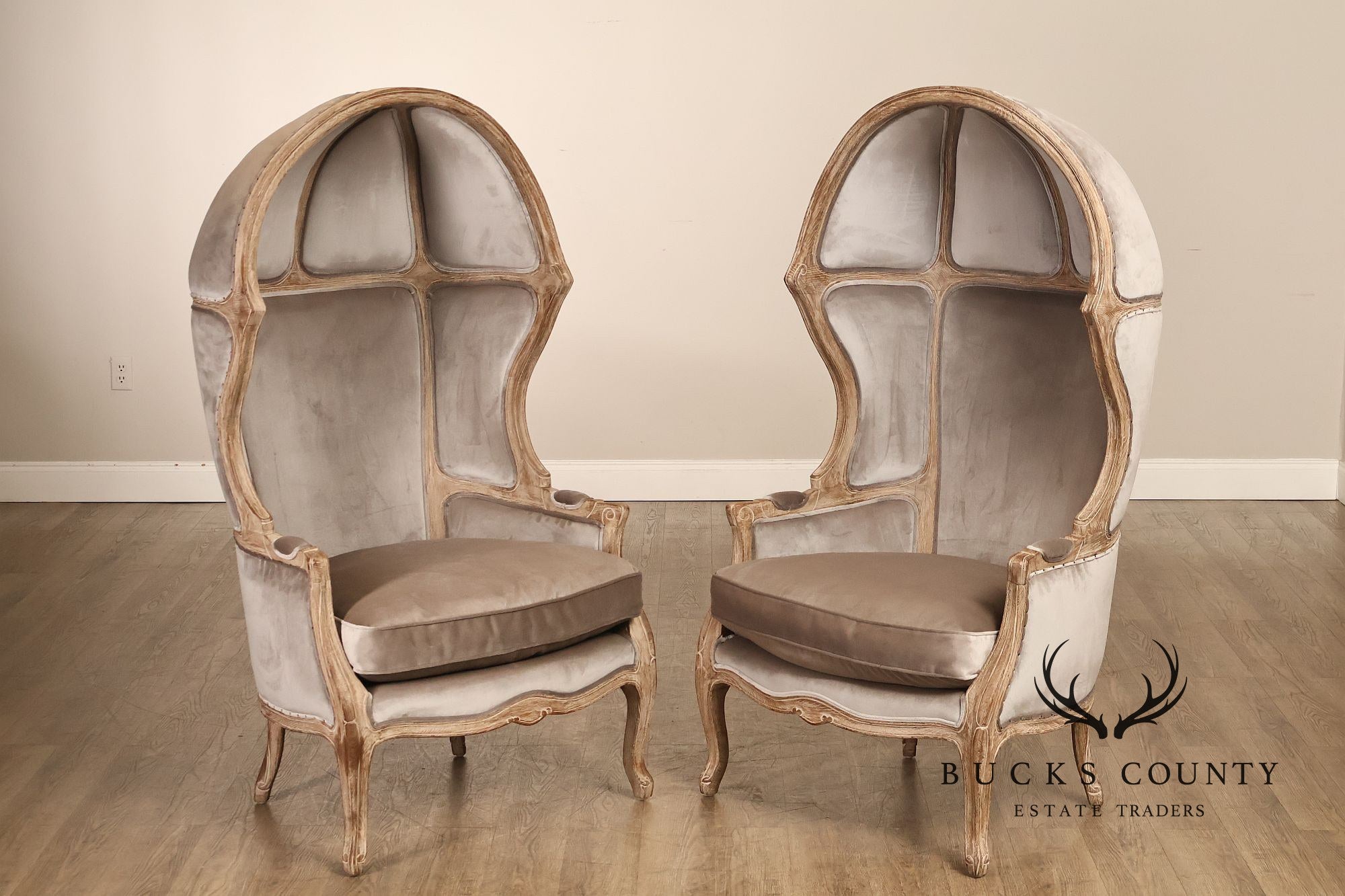 Restoration Hardware Pair Of Porter Chairs