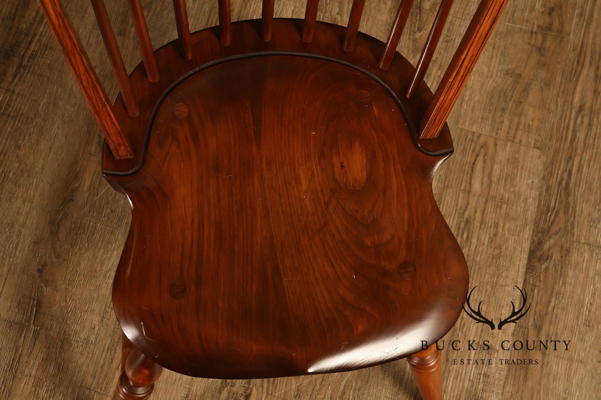 Warren Chairs Works Set of Ten Windsor Dining Chairs