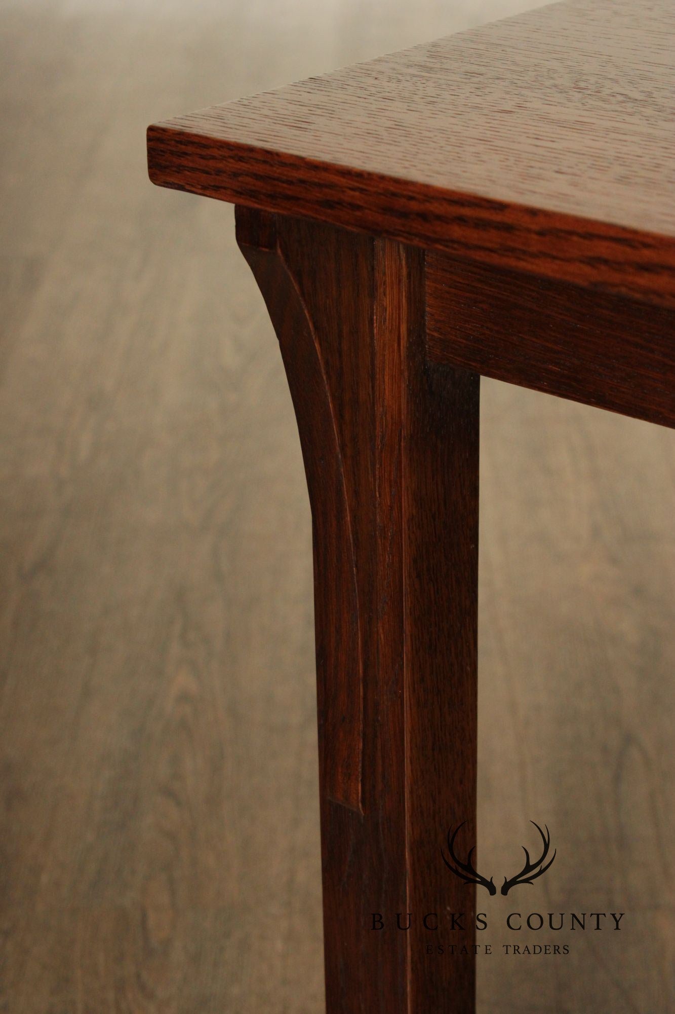 Stickley Mission Collection Oak Spindle Lamp Table