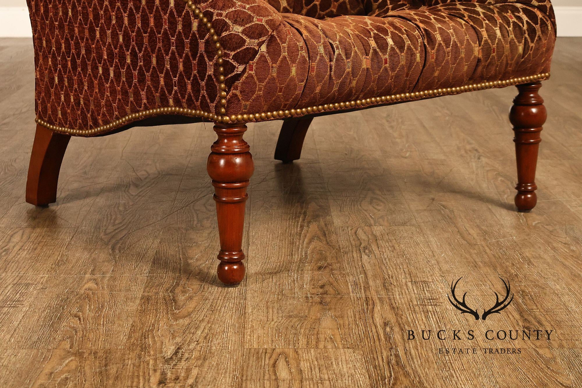 Stickley 'Leopold's Chair' Tufted Upholstered Armchair