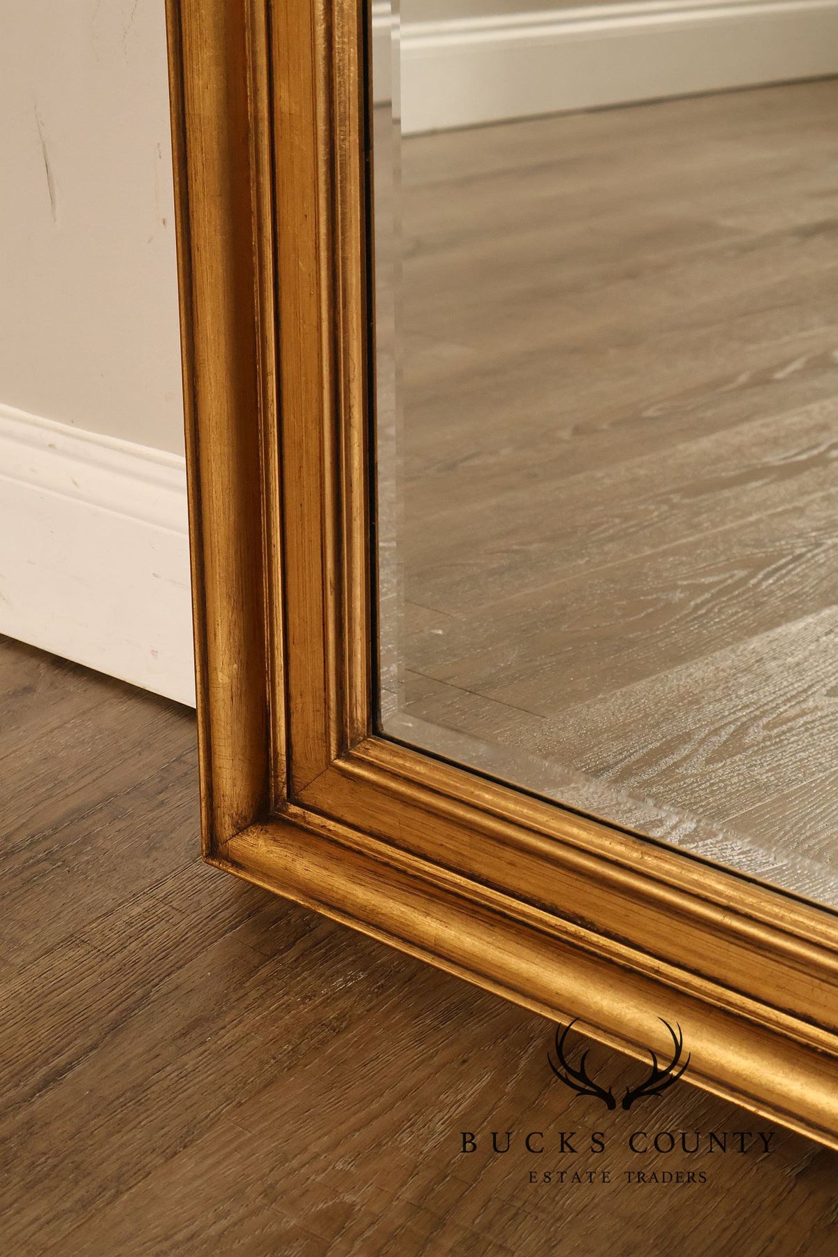 Traditional Gold Gilt Frame Beveled Wall Mirror