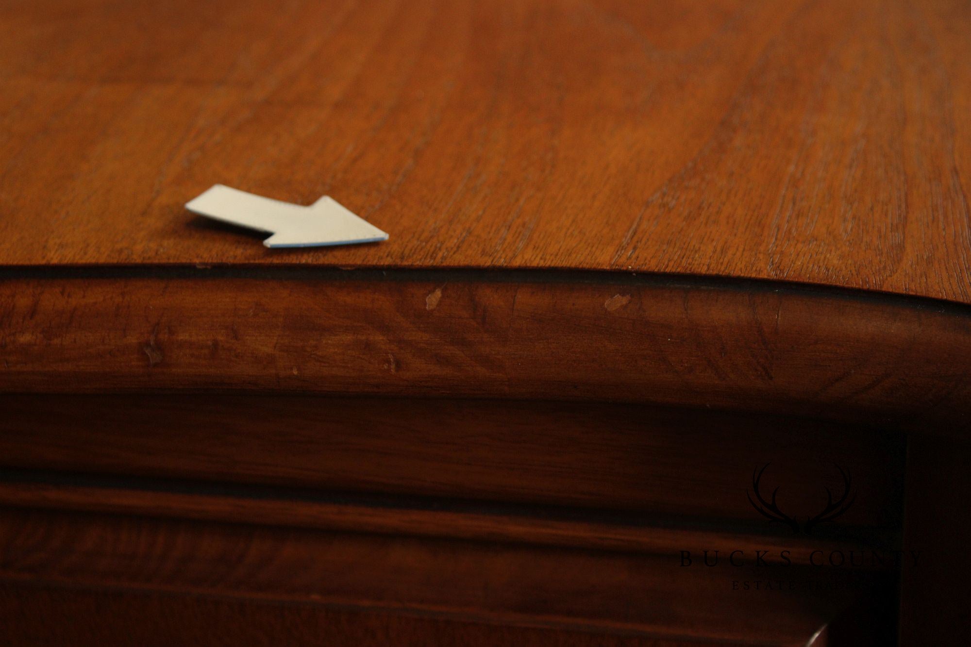 Vintage French Provincial Walnut Sideboard Buffet