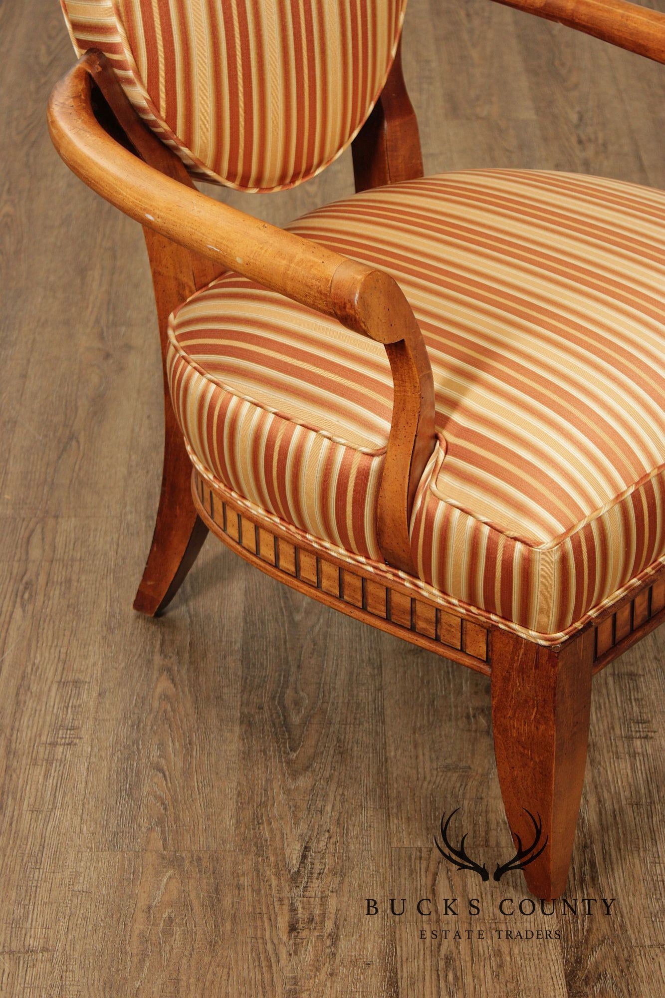 Century Chair Co. Art Deco Style Pair of Armchairs