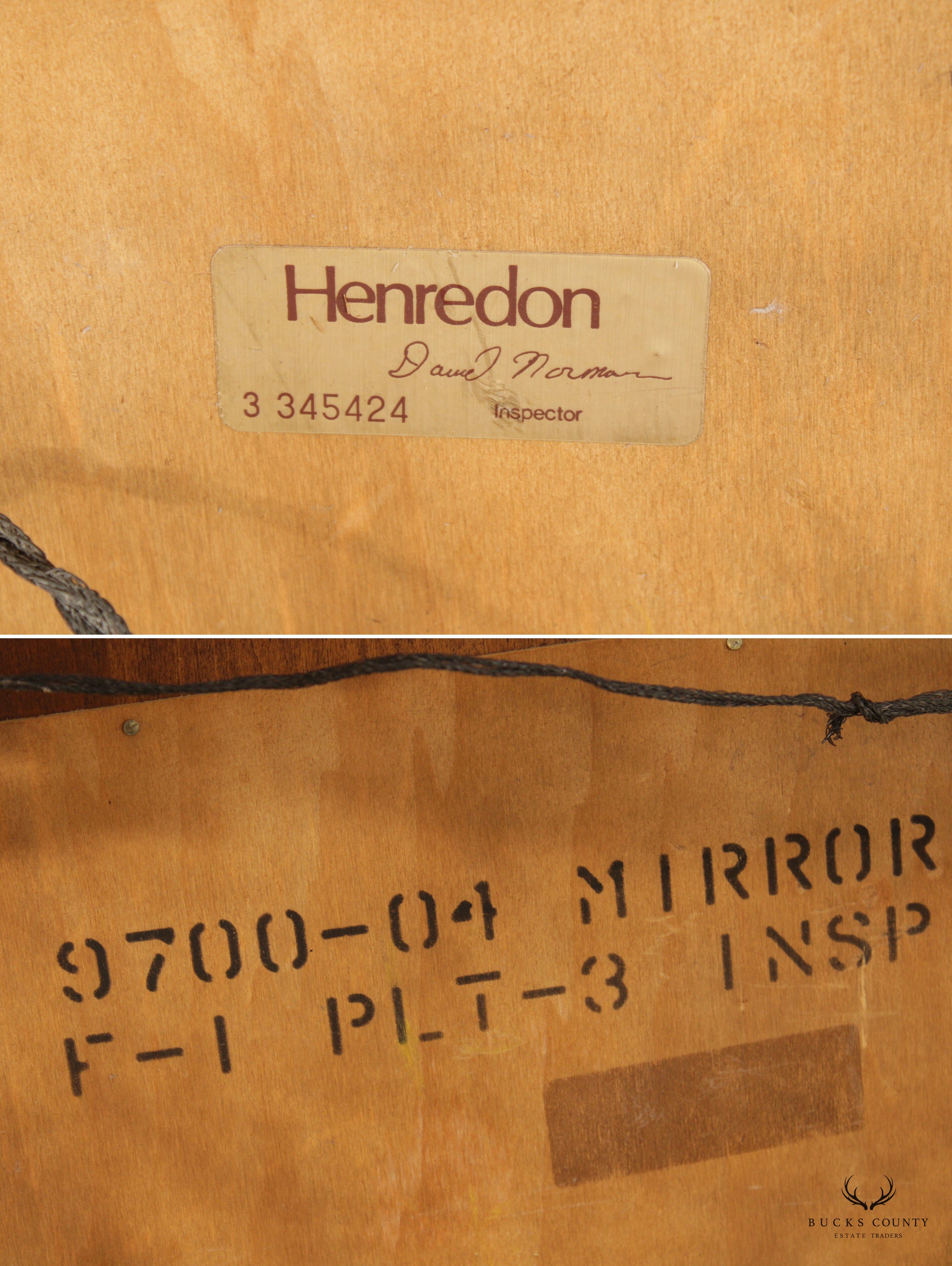 Henredon Chippendale Style Carved Mahogany 'Aston Court' Mirror
