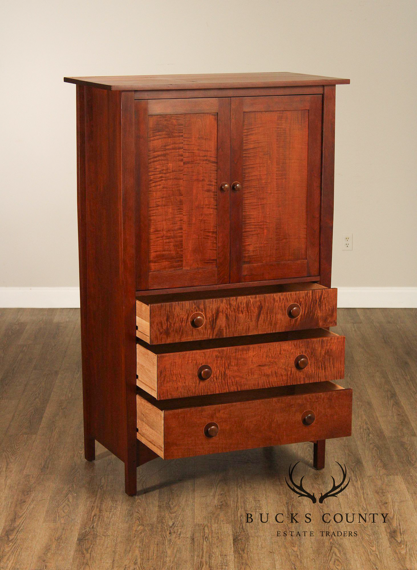 Stickley Mission Collection Harvey Ellis Cherry Door Chest