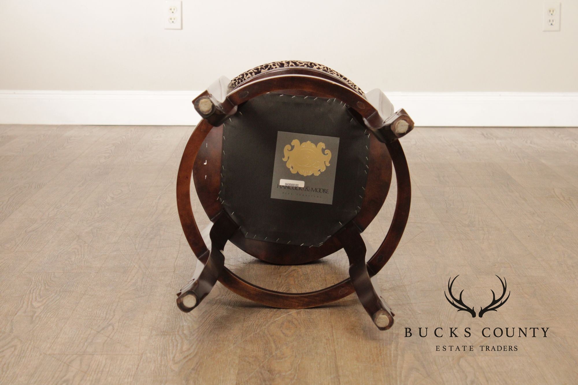 Hancock & Moore Pair of Swivel Bar Stools