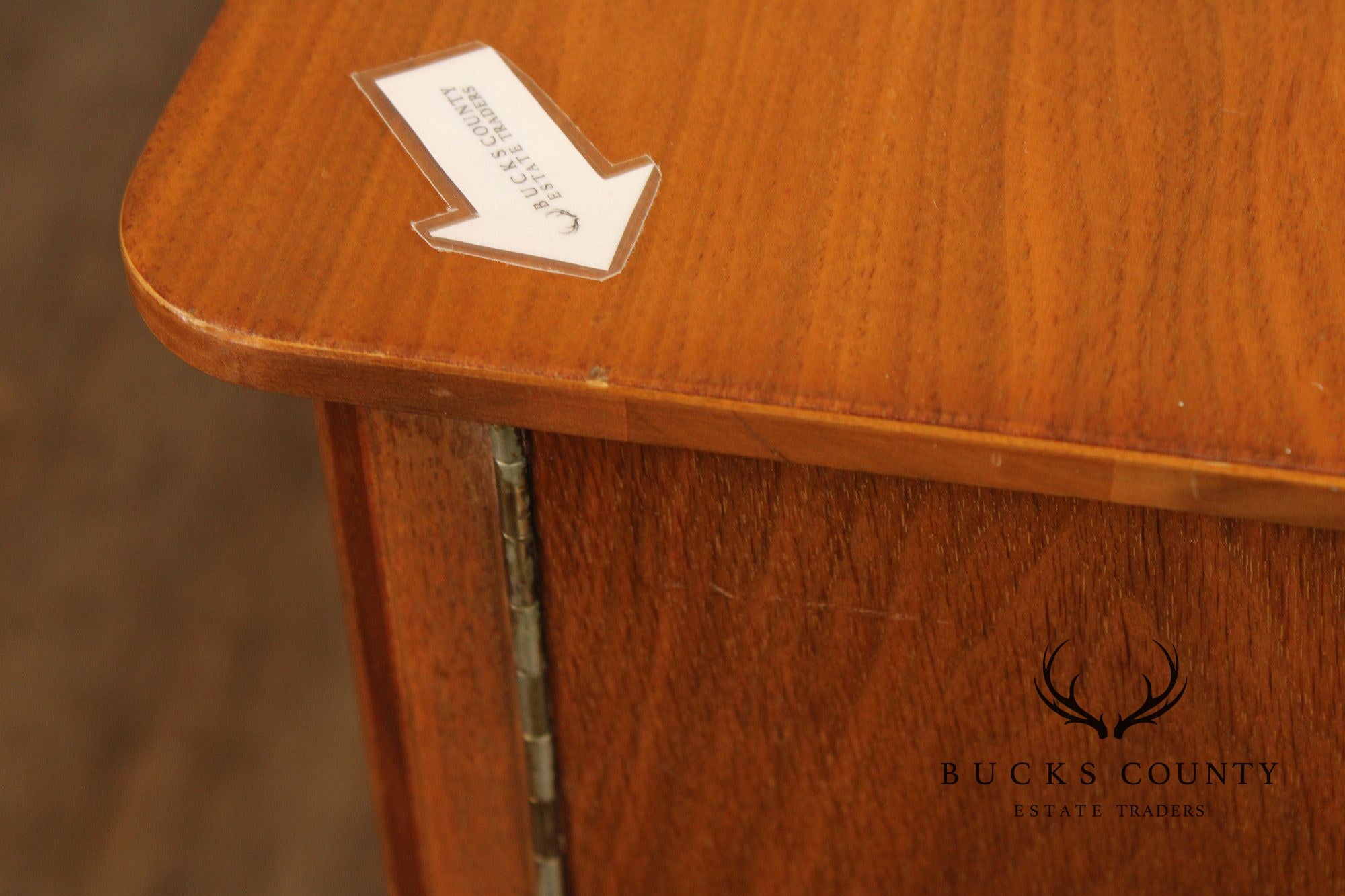 Young Manufacturing Mid Century Modern Walnut Long Dresser