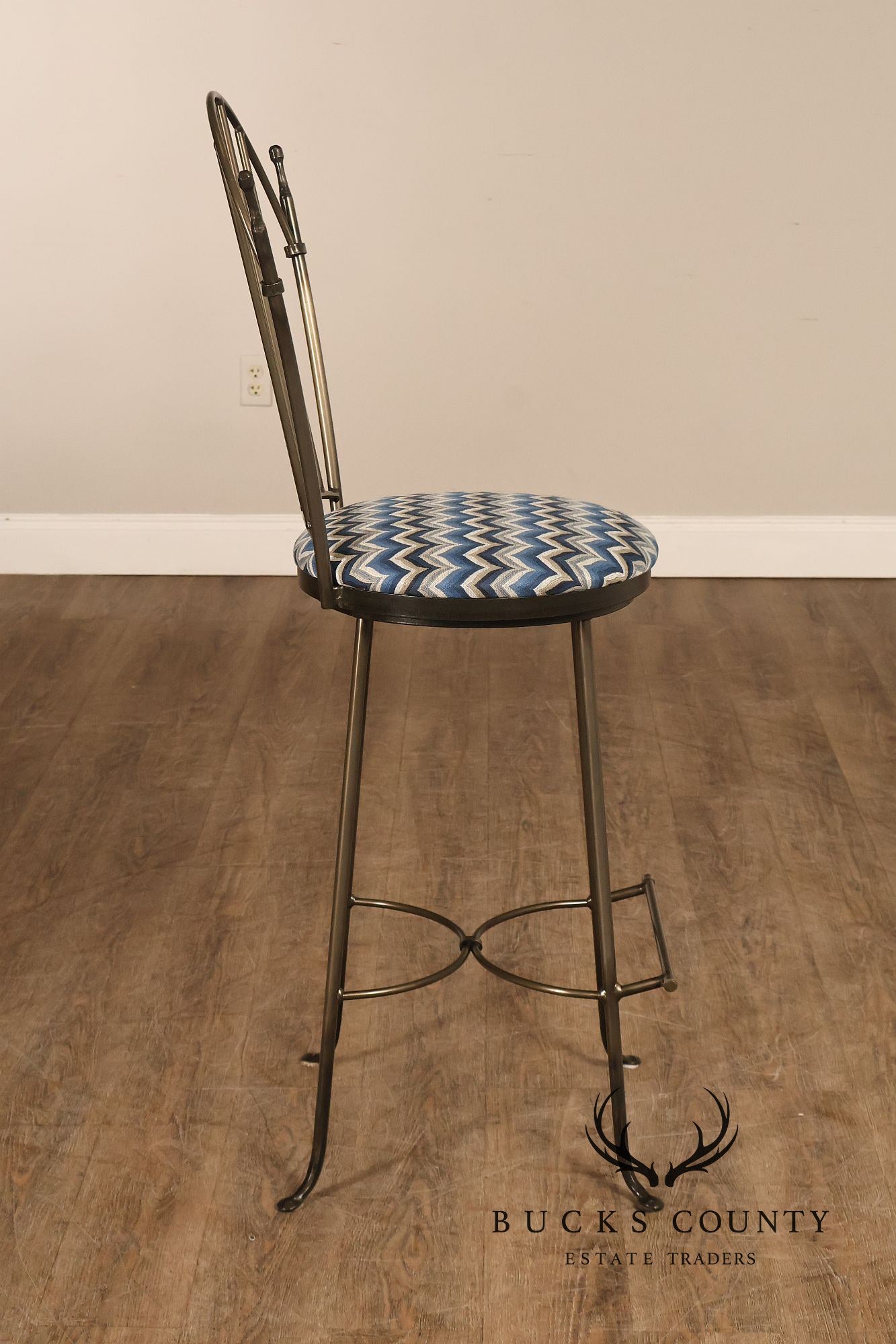 Charleston Forge Set of Three Swivel Bar Stools