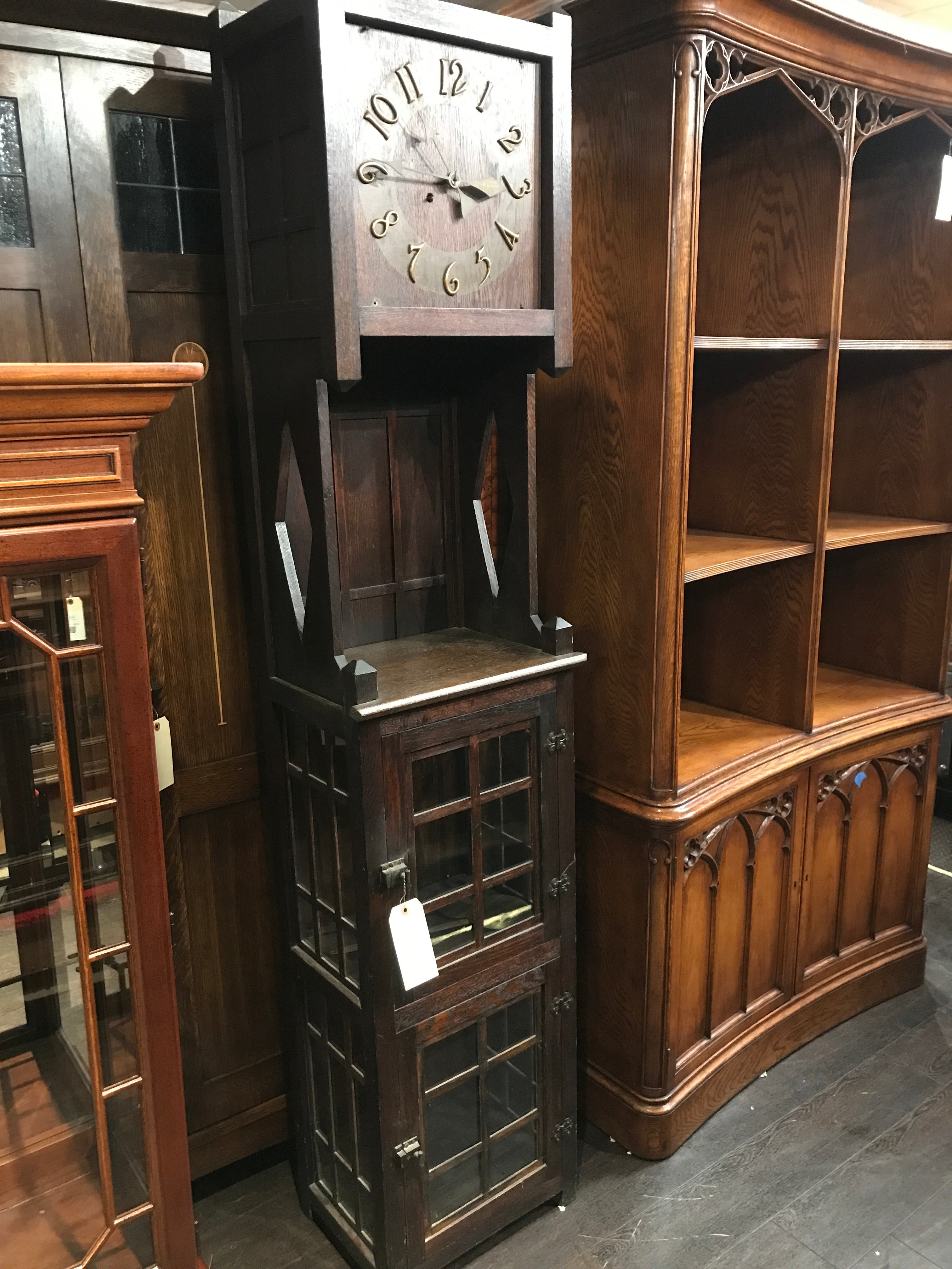 Arts and Crafts Tall Case Clock