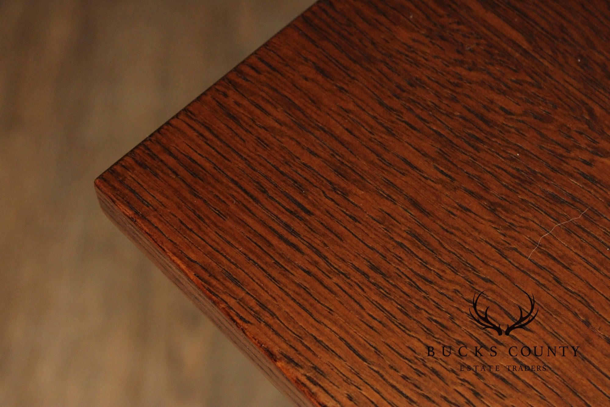 Stickley Mission Collection Oak Spindle Lamp Table