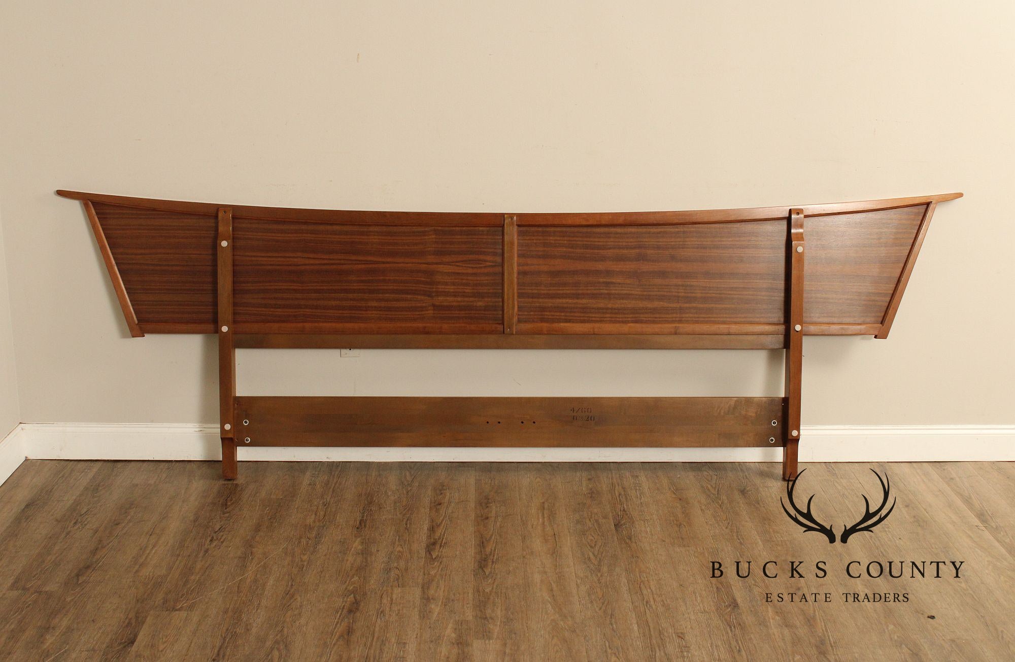 George Nakashima For Widdicomb 'Origins' King Size Walnut Headboard