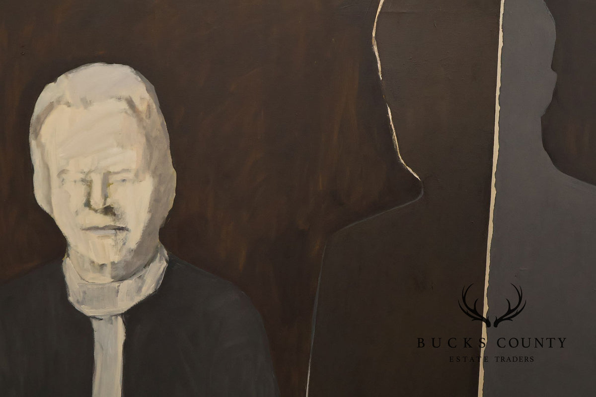 Anne Cooper Dobbins Oil Painting, 'Husband and Wife 2'