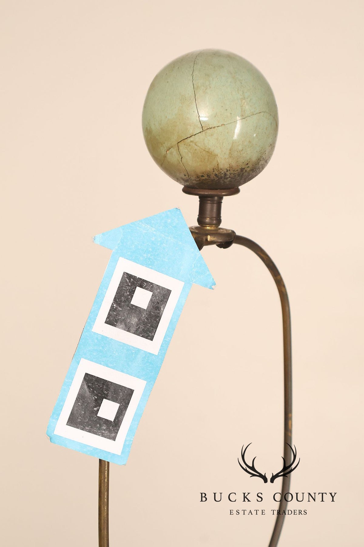 Asian Style Pair of Celadon Table Lamps