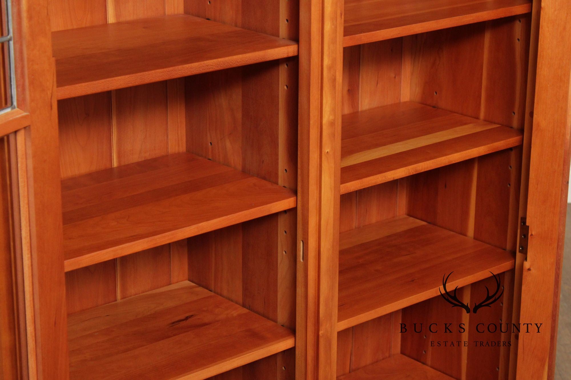 Stickley Mission Collection Cherry Double-Door Bookcase