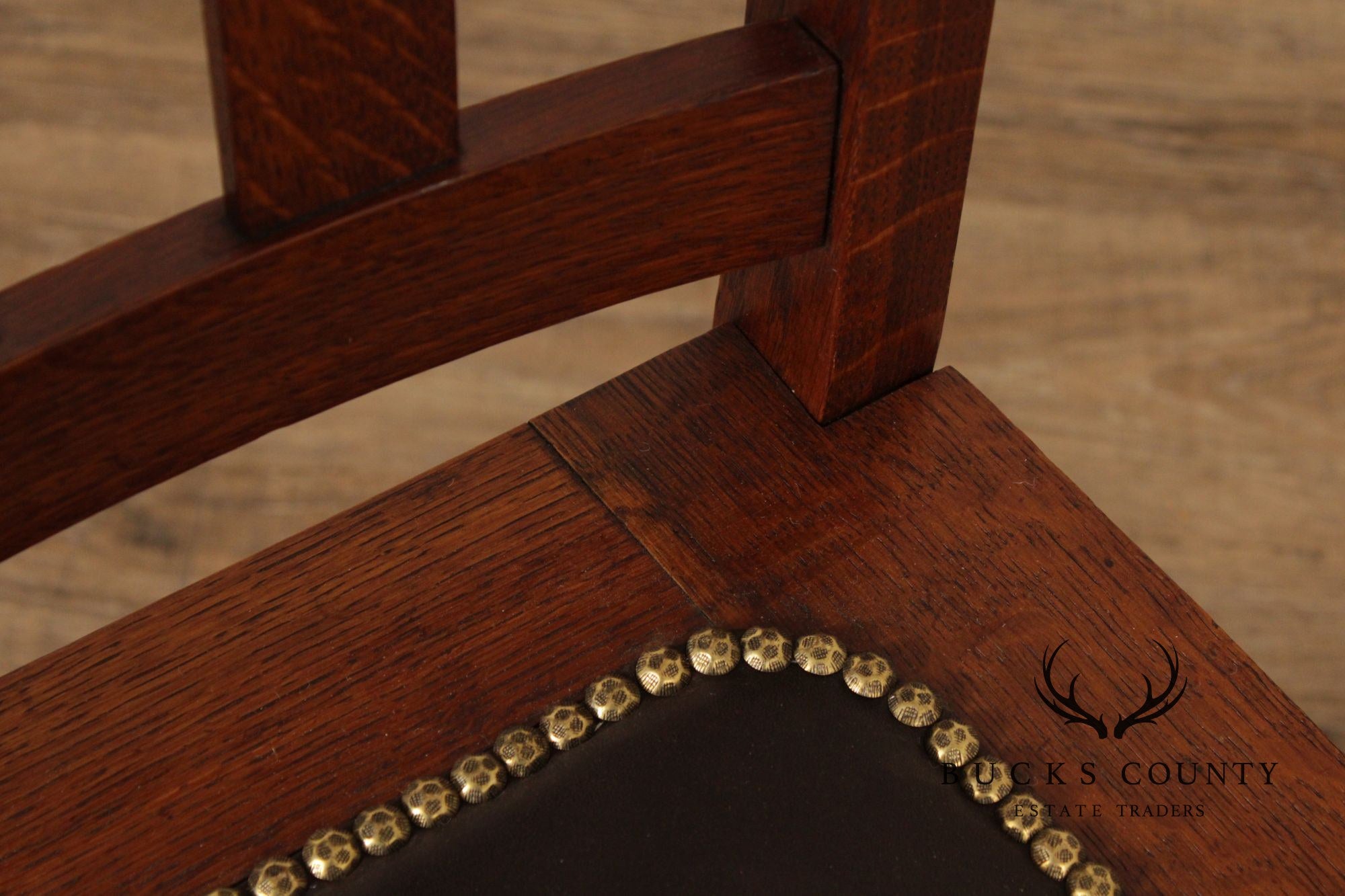 Limbert Mission Oak Desk Chair