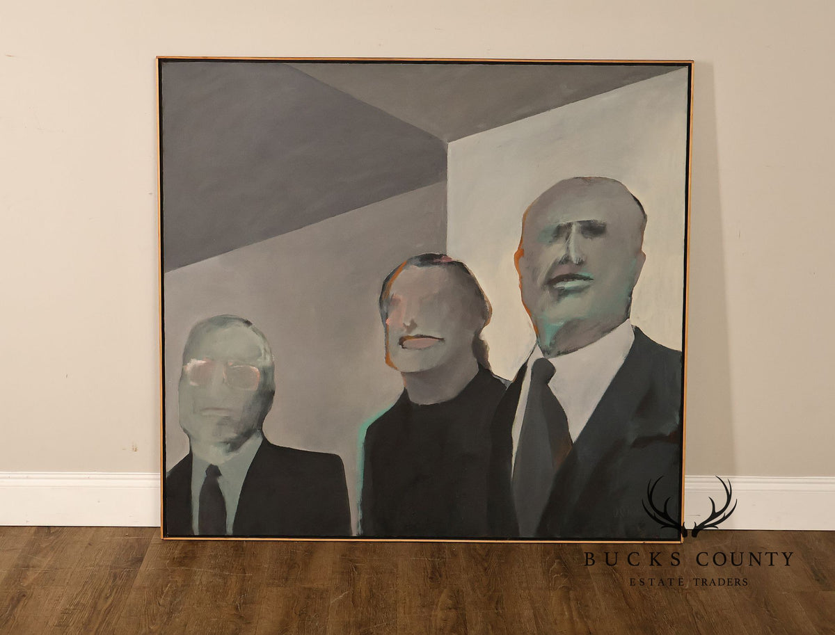 Anne Cooper Dobbins Oil Painting, 'Triumverate'