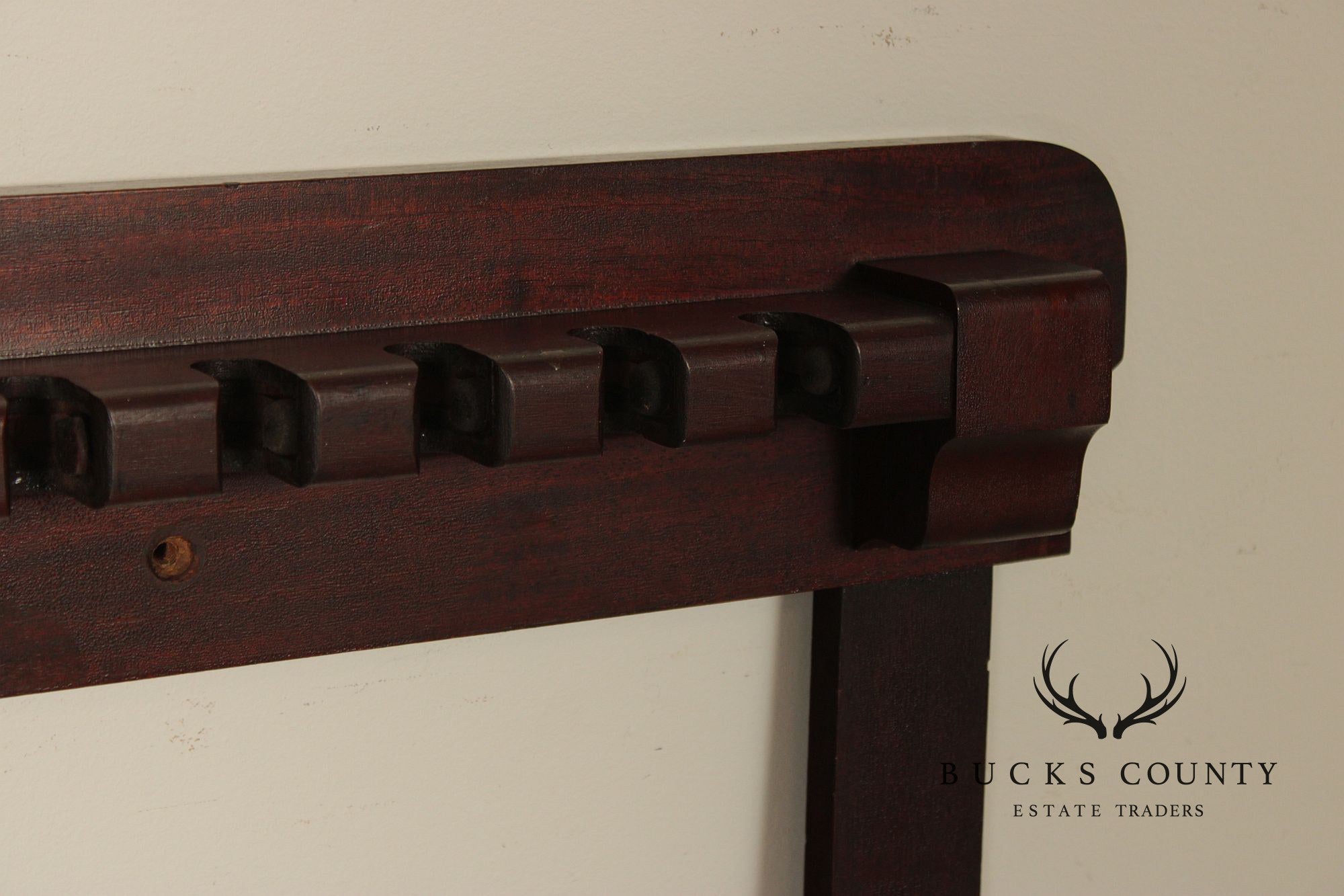 Antique Brunswick Balke Collender Company Billiards Cue Rack