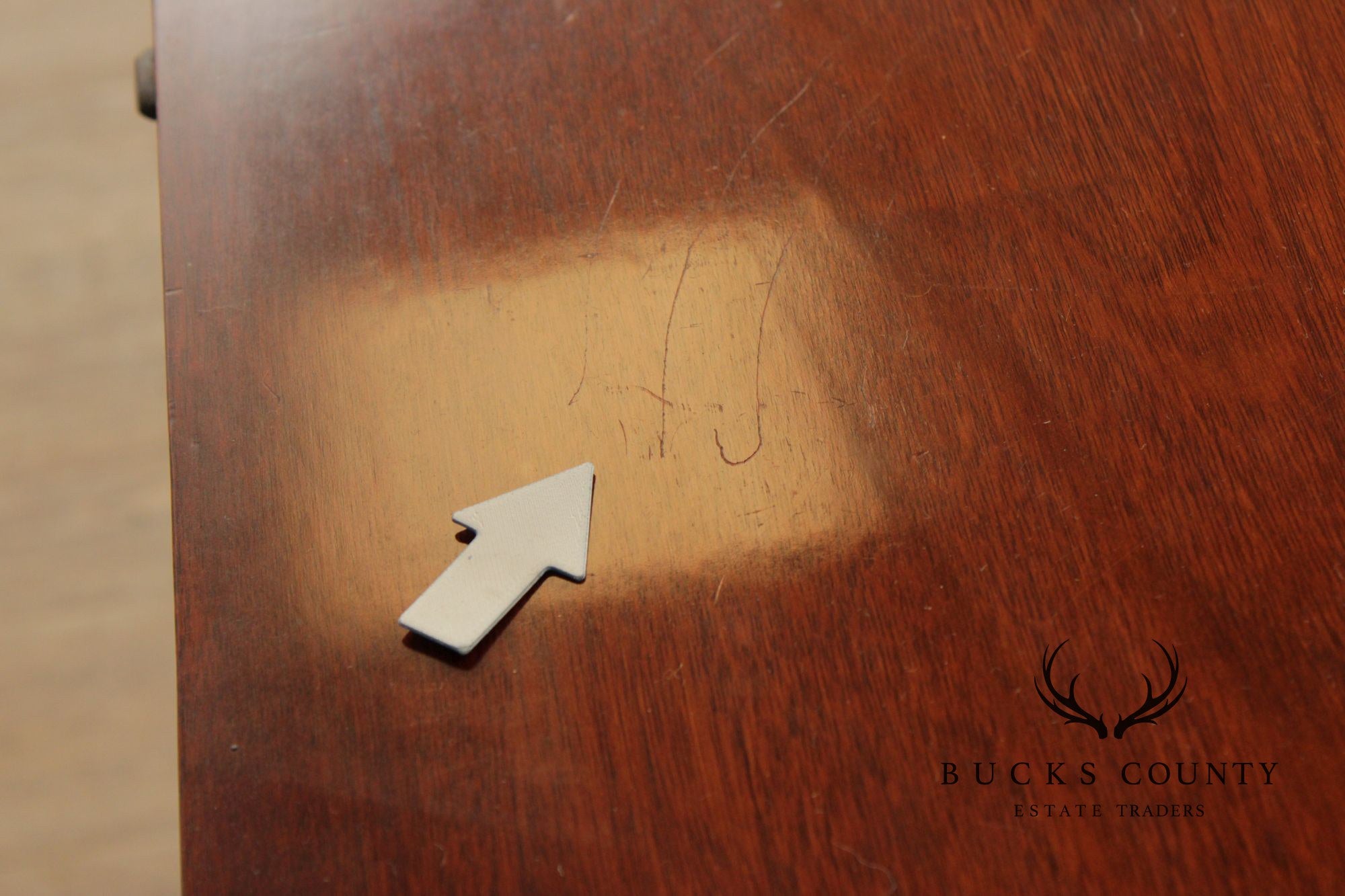 1940's Chippendale Style Mahogany Flip Top Card Table