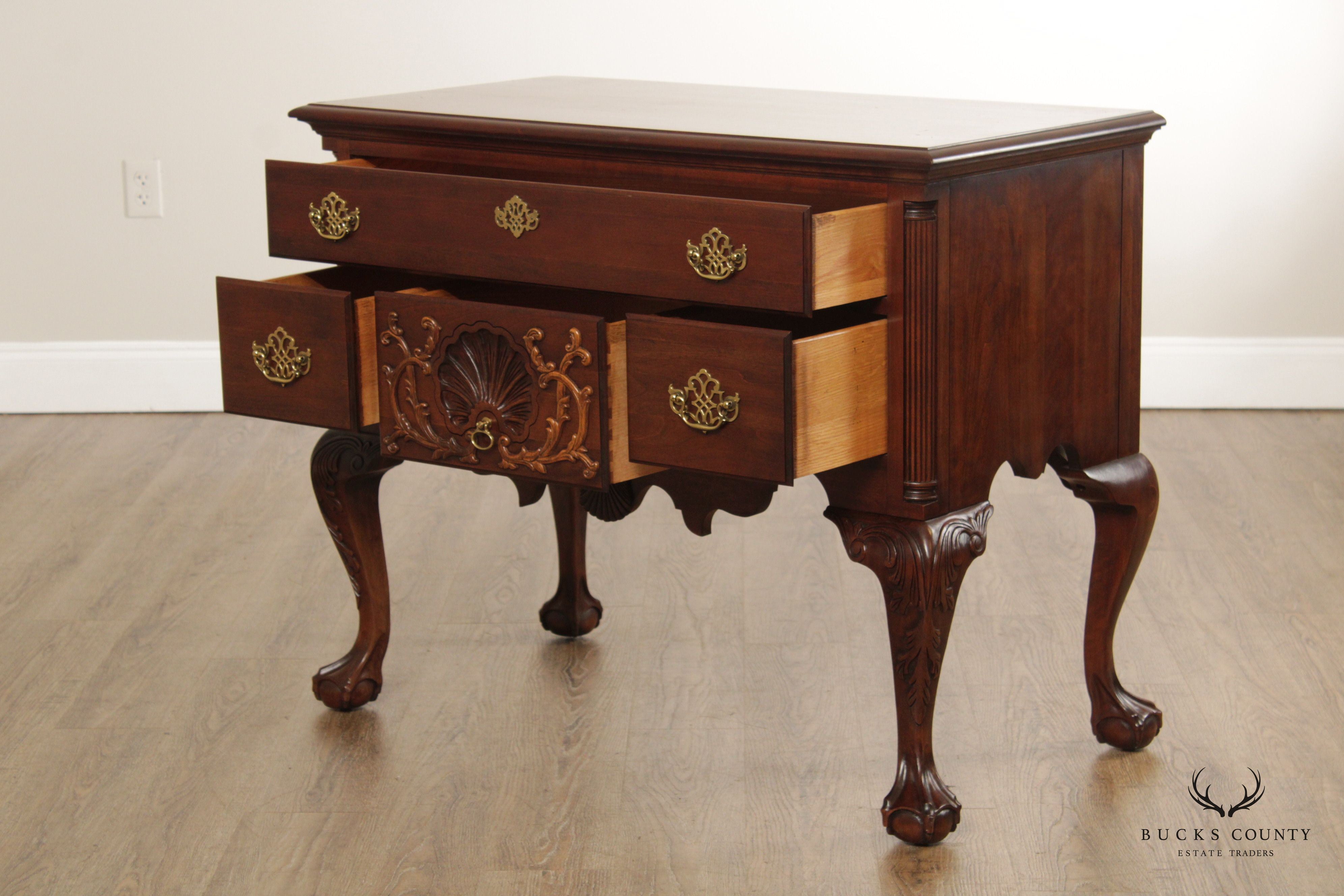 Pennsylvania House Chippendale Style Cherry Lowboy