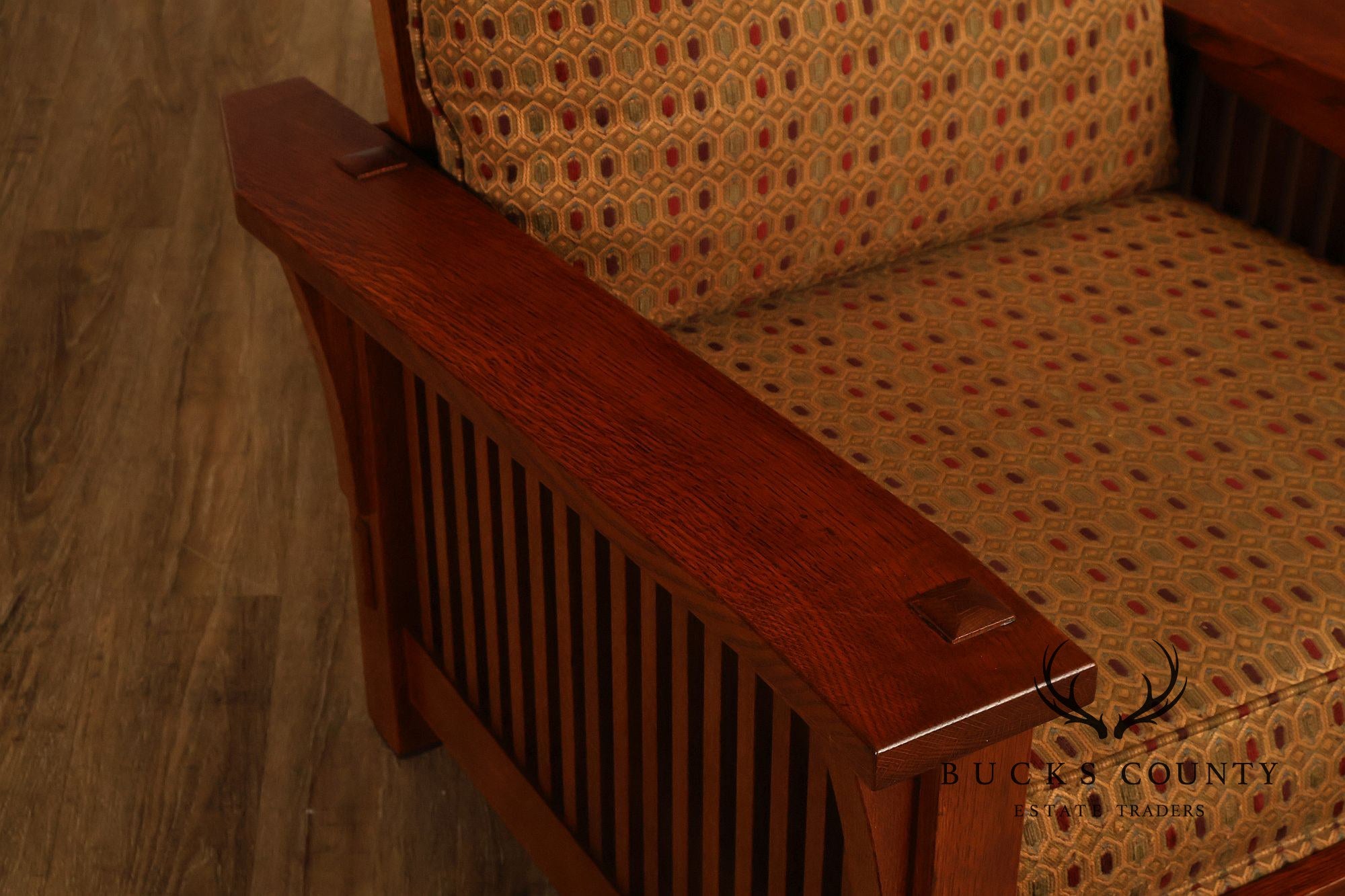 Stickley Mission Collection Oak Spindle Morris Chair