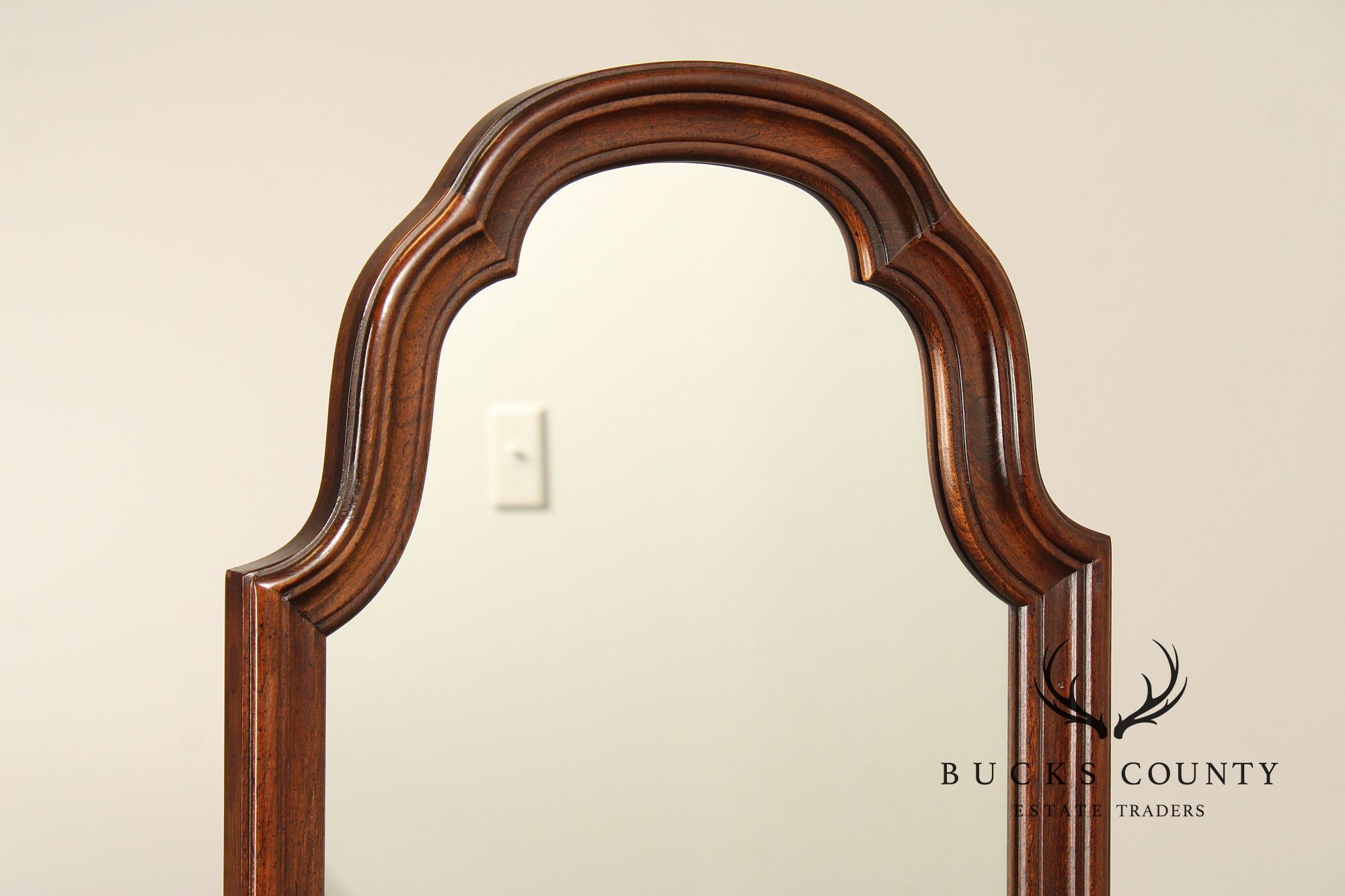 Ethan Allen 'Georgian Court' Cherry Cheval Mirror