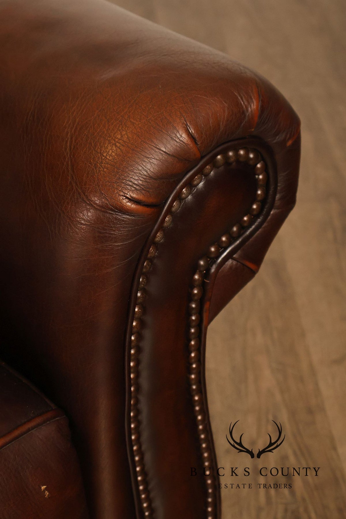 Traditional Brown Reclining Club Chair