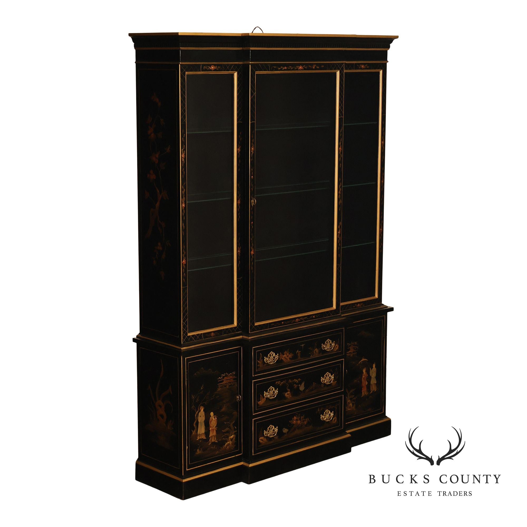 Hickory American Masterpiece Collection Vintage Chinoiserie China Cabinet
