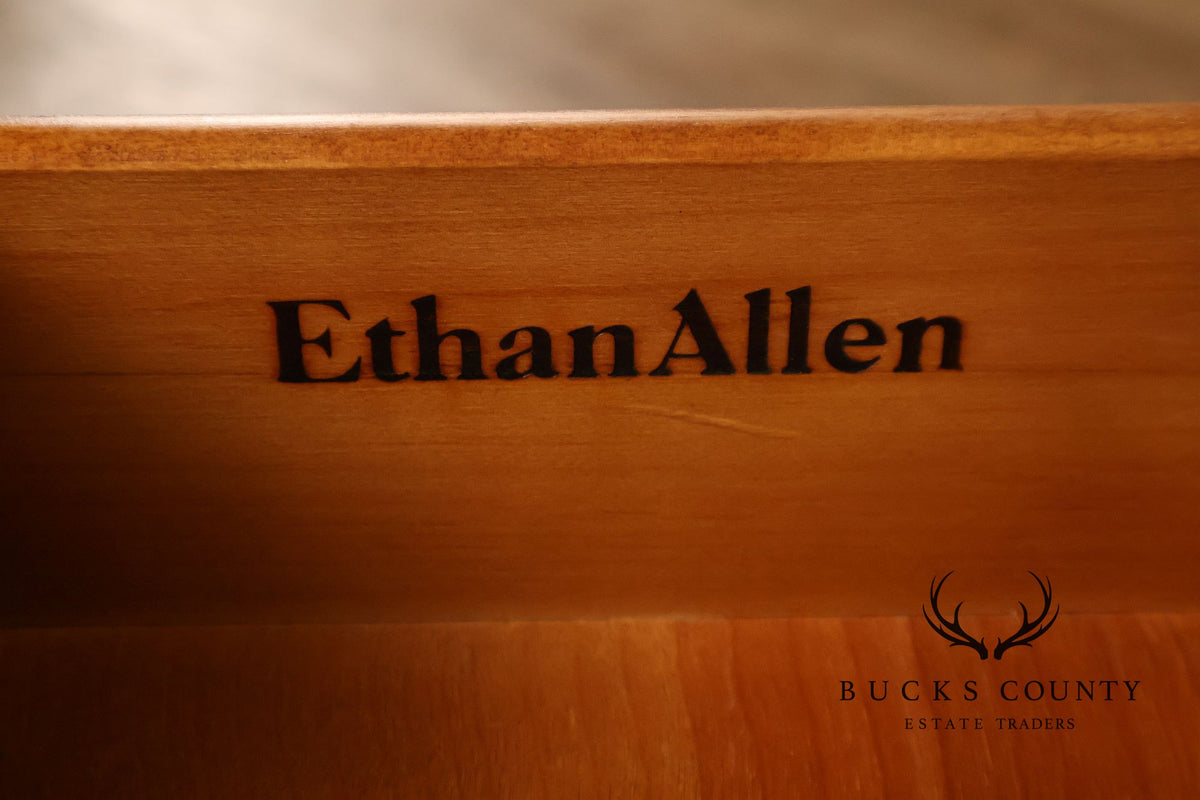 Ethan Allen Pair of Pine Single-Drawer Nightstands