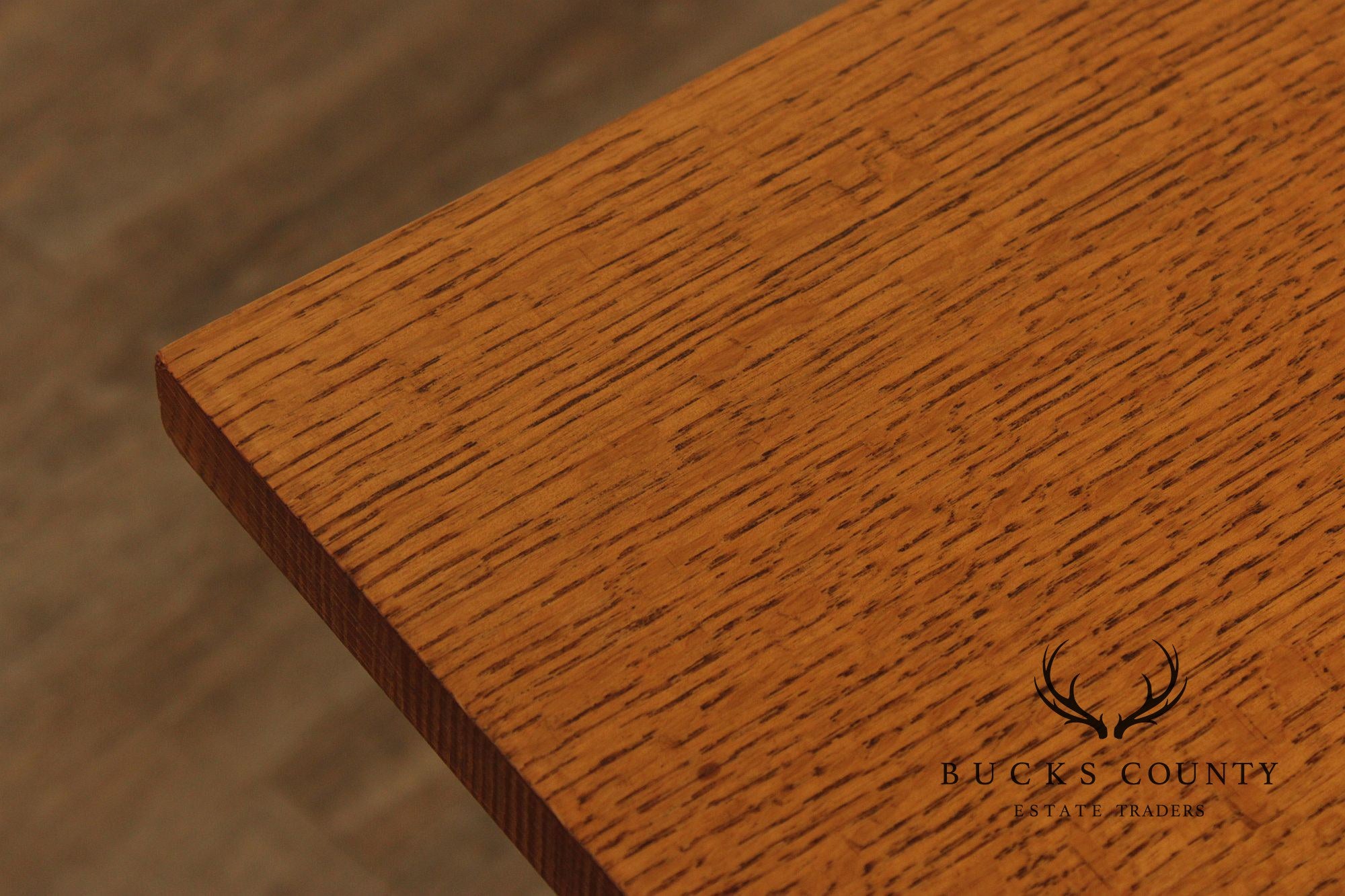 Mission Style Solid Oak Dining Table