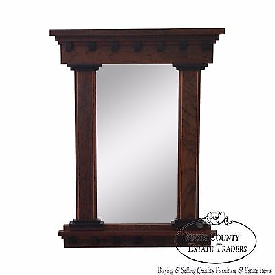 Studio Made Mixed Wood Small Hanging Wall Mirror by Artscape
