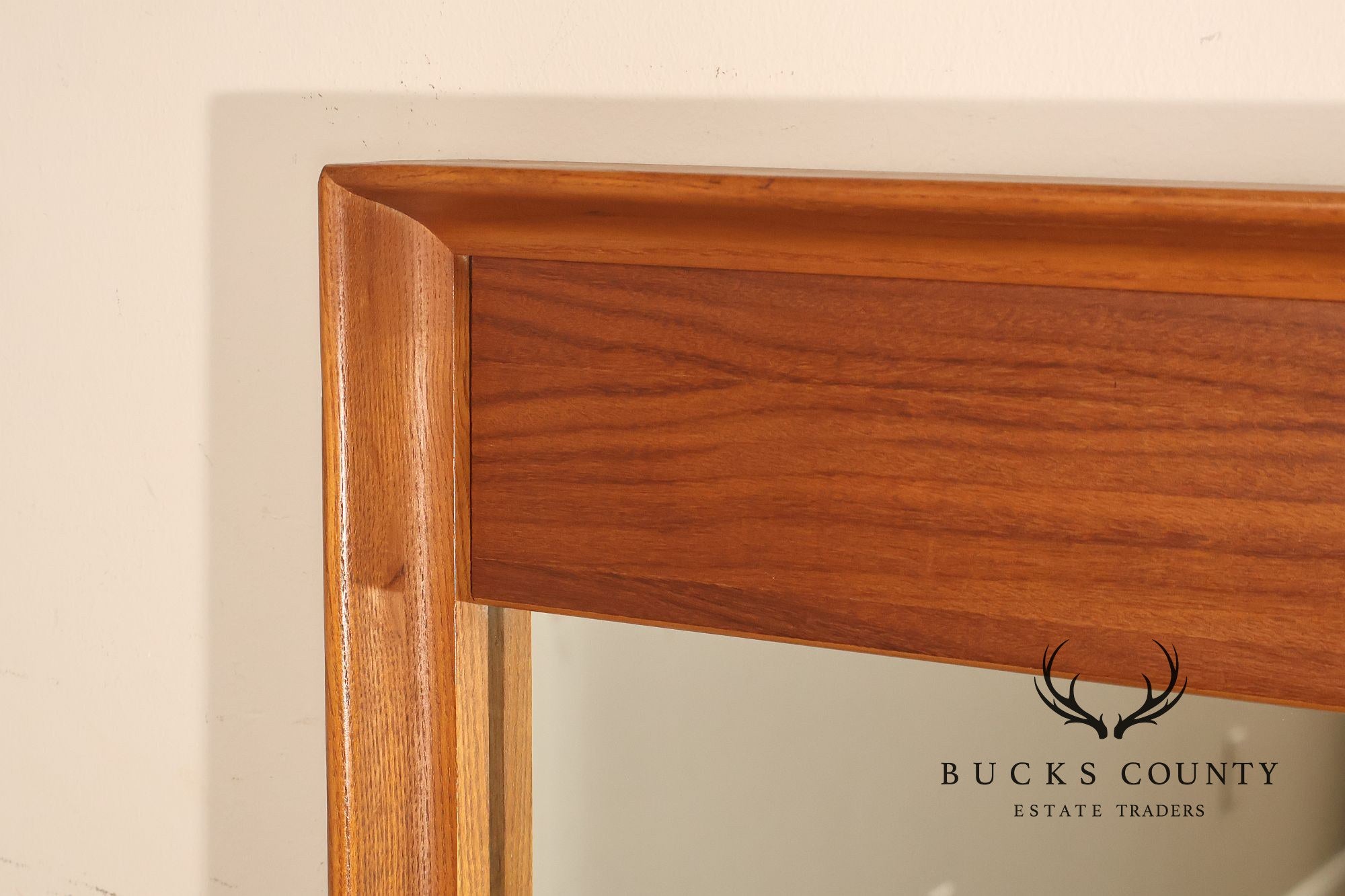 Danish Modern Vintage Teak Wall Mirror