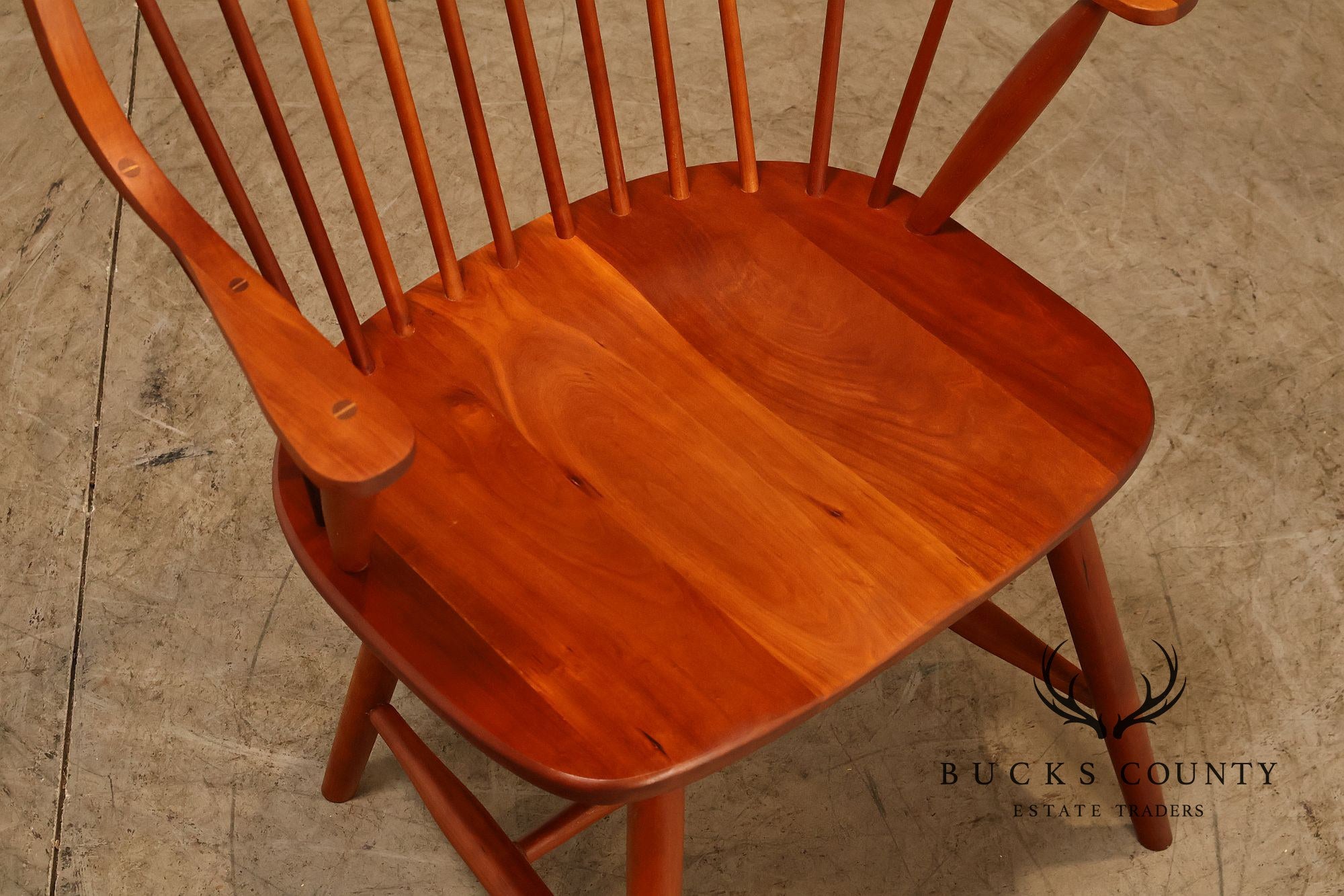 Martin’s Inc Windsor Style Set of 6 Cherry Dining Chairs